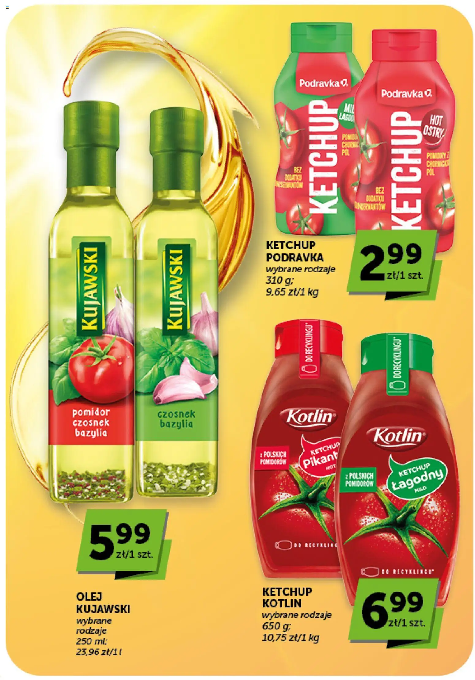 Euro Sklep gazetka od 06.08.2026 | Strona: 32 | Produkty: Czosnek, Ketchup, Bazylia, Olej