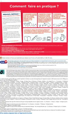 Carrefour - Prévisualisation de 4/ MANGER DU PAIN ET DES PRODUITS CÉRÉALIERS, DES POMMES DE TERRE ET DES LÉGUMES SECS À CHAQUE REPAS ET SELON L’APPÉTIT (EN PRIVILÉGIANT LES ALIMENTS CÉRÉALIERS COMPLETS), Bread, potatoes, and cereal illustration valide à partir de 13/10/2026 | Page: 72