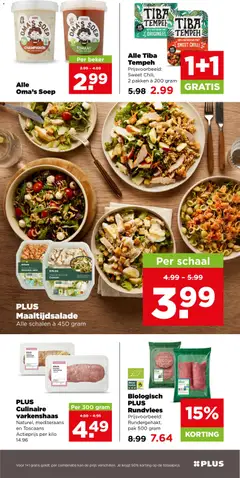 Biologisch Rundvlees, Prijsvoorbeeld: Rundergehakt, pak 500 gram - Voorbeeld van een folder van Plus, geldig van 16-09-2026 | Pagina: 12