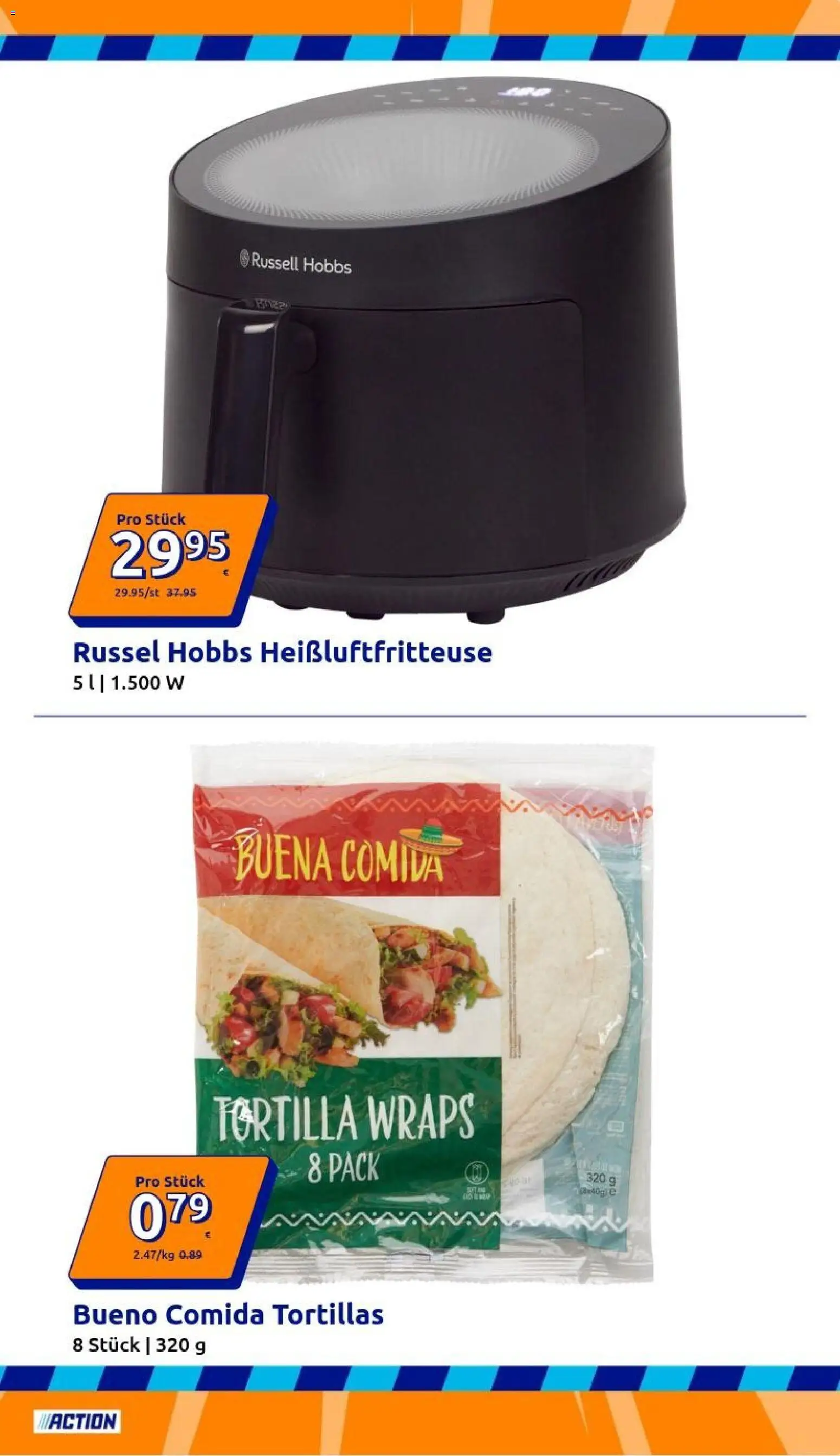 Action Prospekt – gültig ab 30.09.2026 | Seite: 19 | Produkte: Tortillas, Heißluftfritteuse