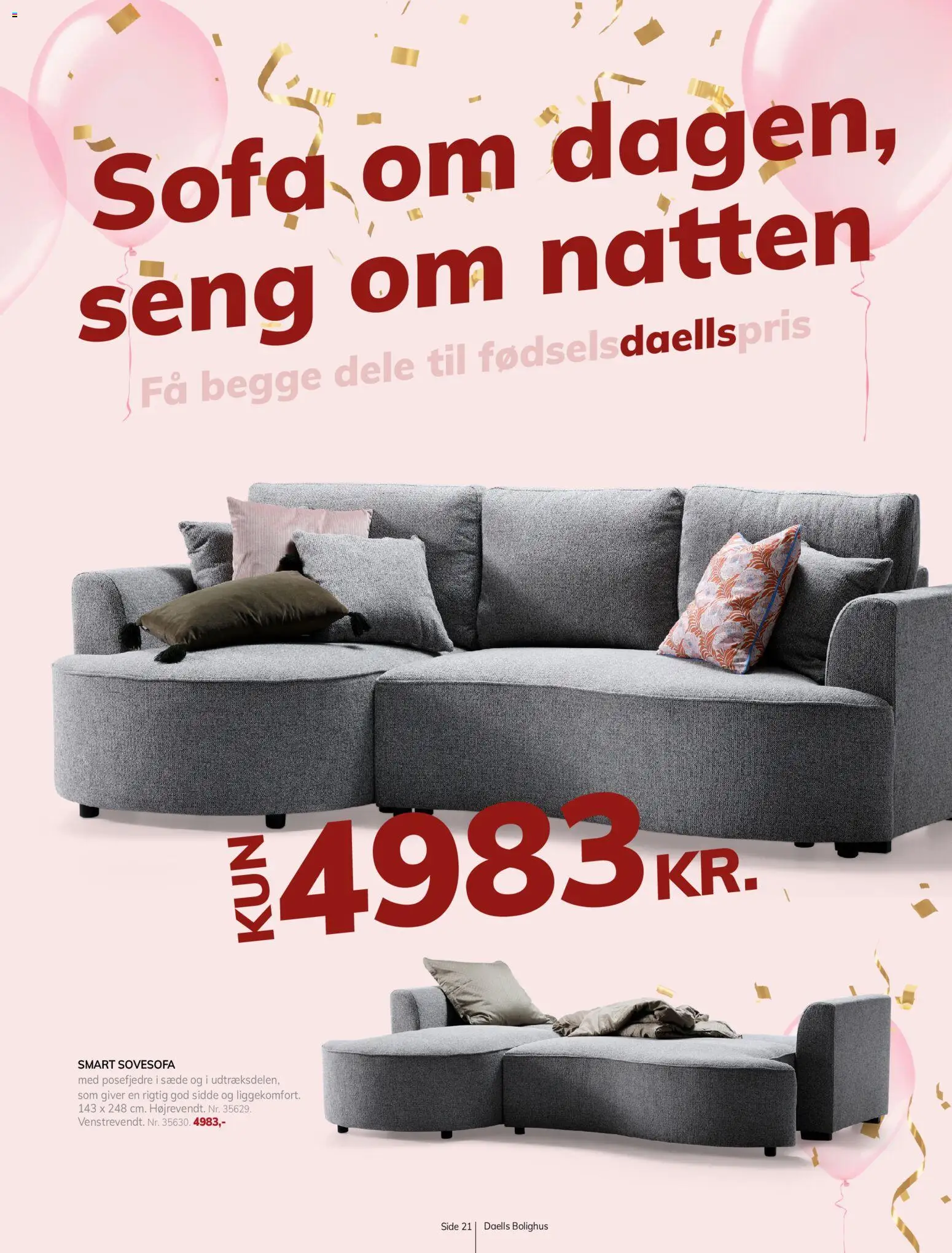 Daells Bolighus tilbudsavis – gyldig fra 29/10/2026 | Side: 21