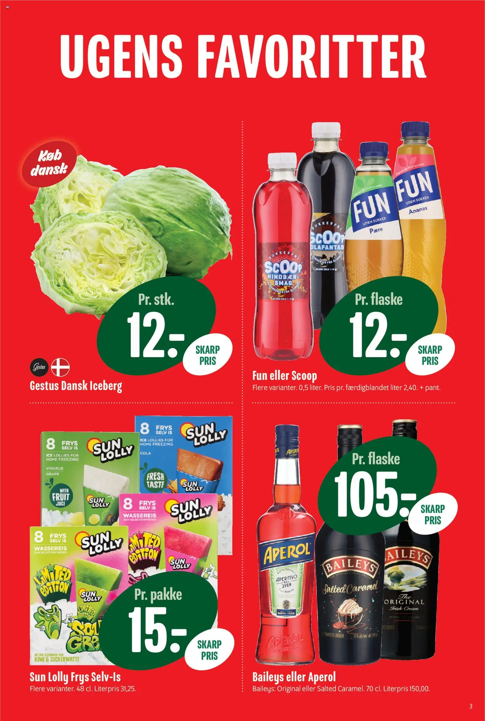 Min Købmand tilbudsavis – gyldig fra 29.05.2026 | Side: 3 | Produkter: Amendoins, Hindbær, Cola, Sukker