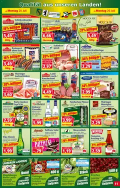 Norma Prospekt ab 20.07.2026 gültig | Seite: 11 | Produkte: Likör, Bratwurst, Dill, Schinken