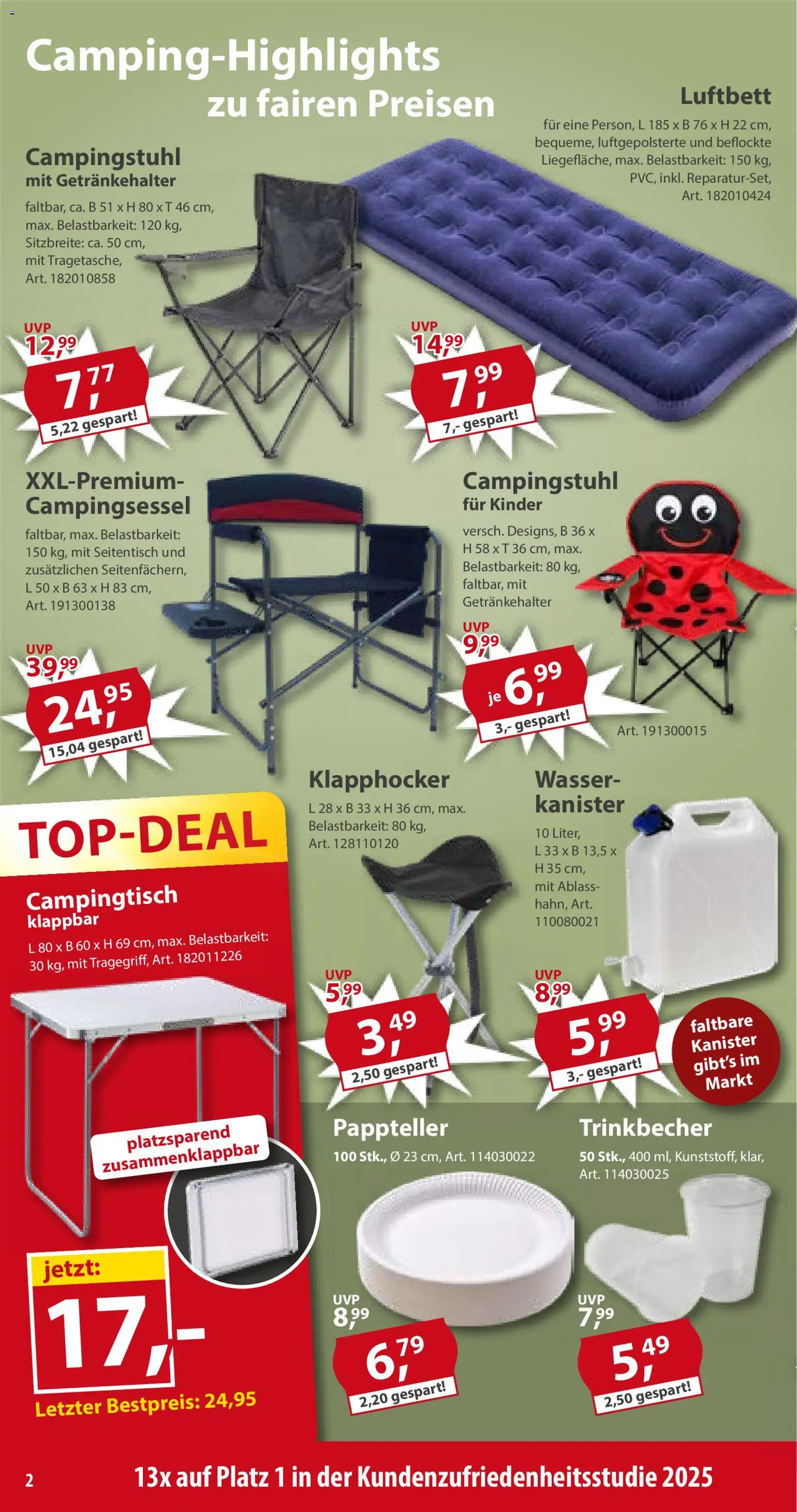 Sonderpreis Baumarkt Prospekt – gültig ab 06.06.2026 | Seite: 2 | Produkte: Wasser