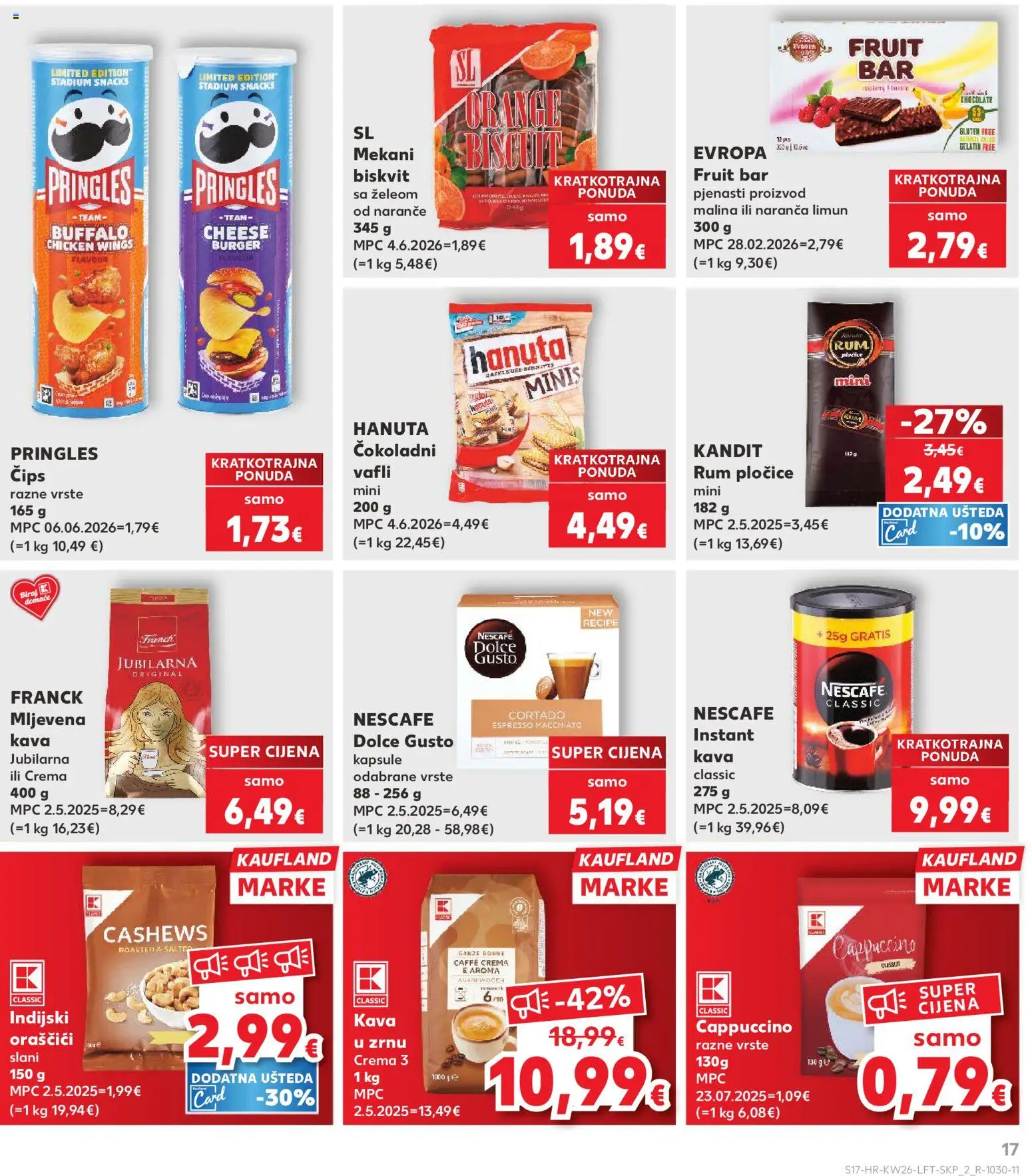 Kaufland HR akciós ujság - amely érvényes a következő dátumtól: 24.06.2026 | Oldal: 17