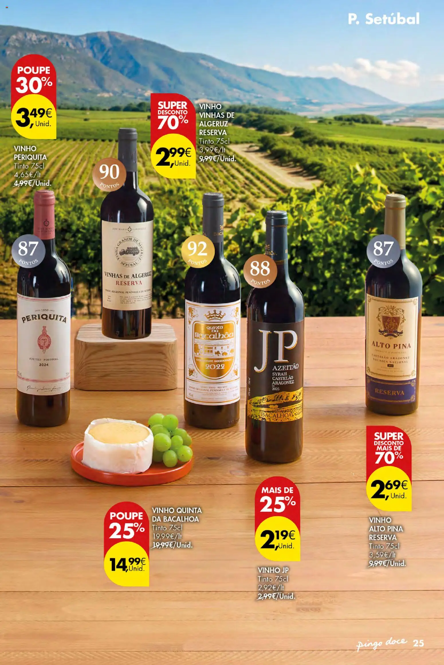 Pingo Doce Vinhos e Sabores de Portugal Açores │ válido de 17/09/2026 | Página: 25 | Produtos: Vinho, Vinho tinto