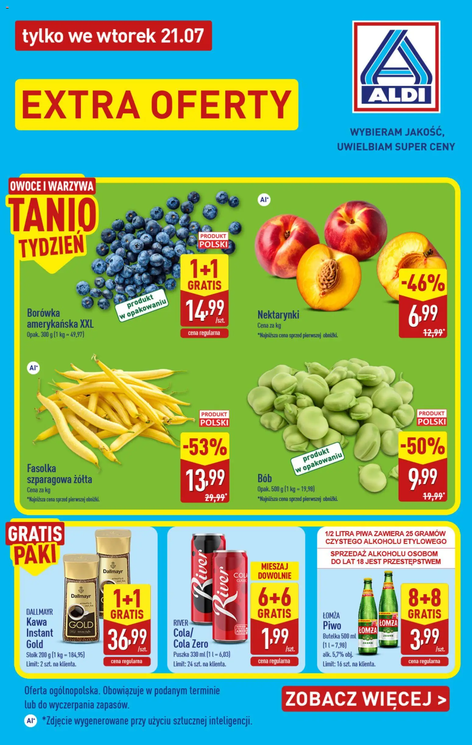 Aldi Polsko leták - Smakowita podróż do Azji od 21.07.2026 | Strana: 1 | Produkty: Cola