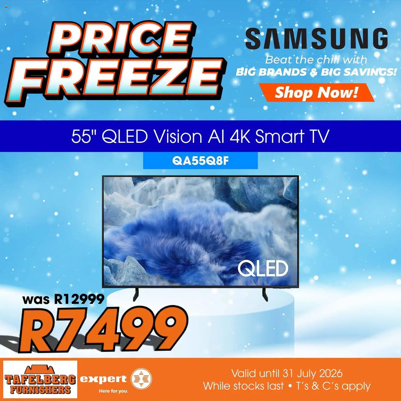 New Tafelberg Furnishers catalogue – valid from 08/07/2026 | Page: 7 | Products: TV