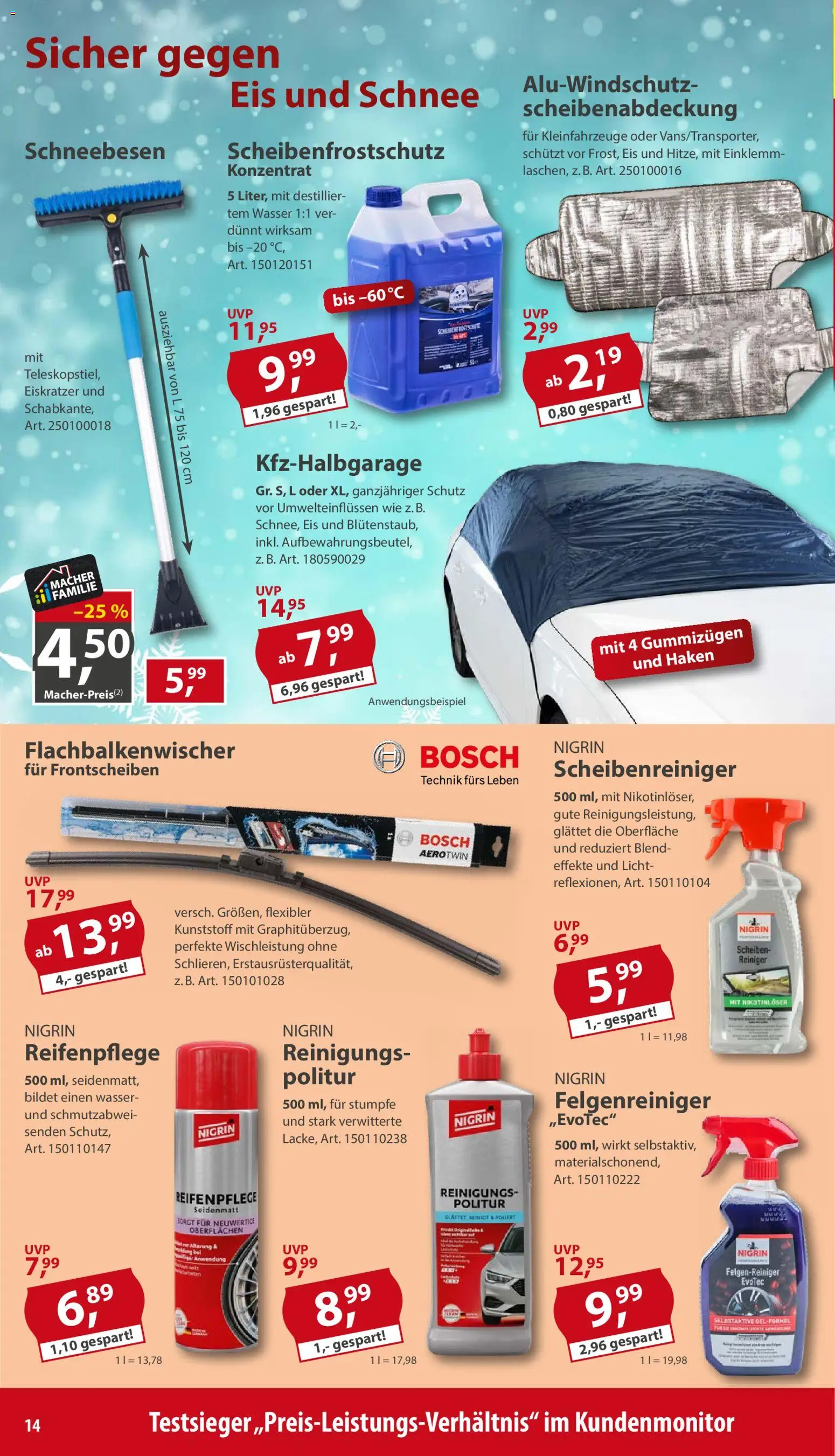 Sonderpreis Baumarkt Prospekt – gültig ab 17.10.2026 | Seite: 14 | Produkte: Bosch, Wasser, Eis