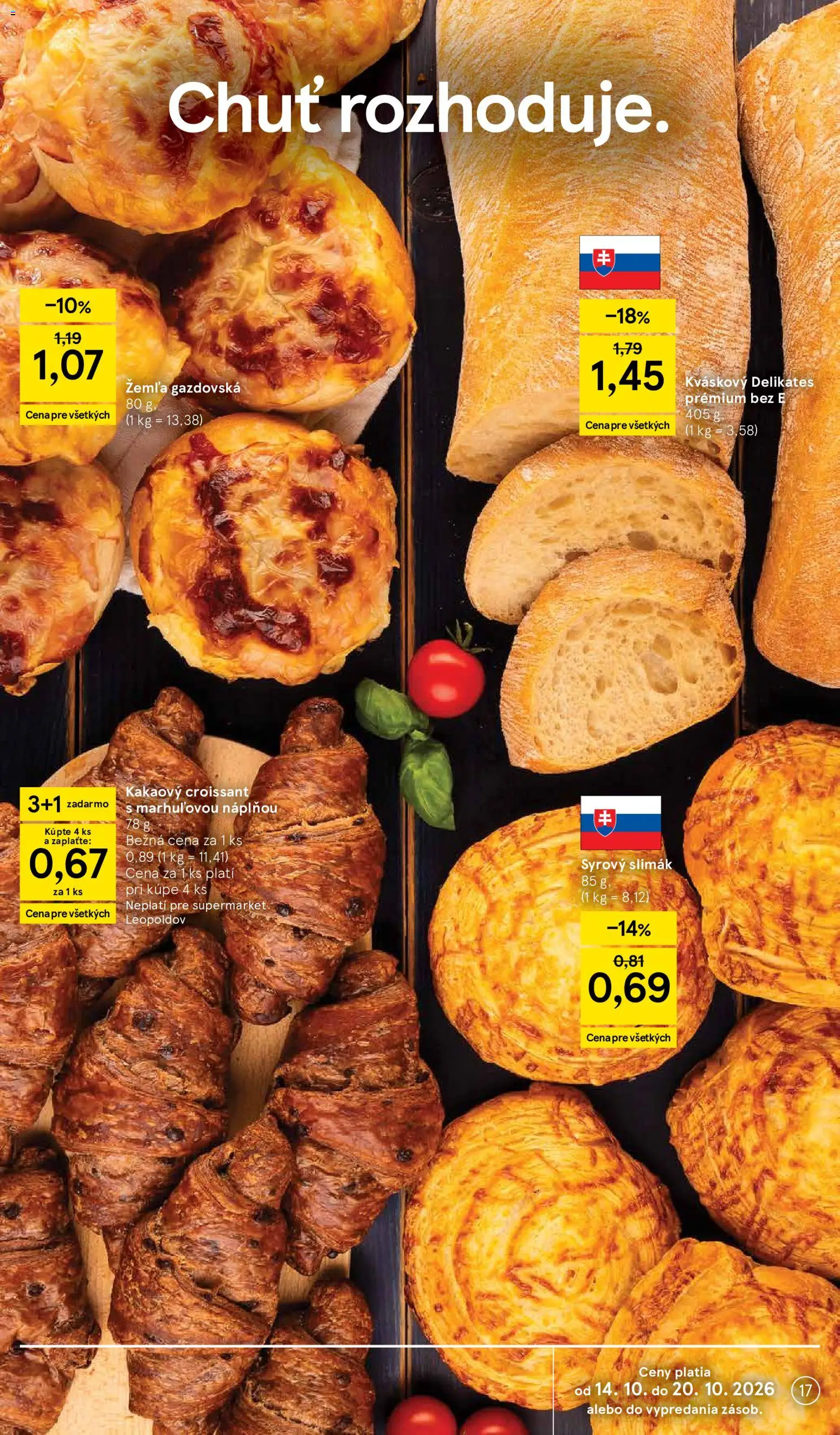 Nové Tesco akcie – leták je platný od 14.10.2026 | Strana: 17
