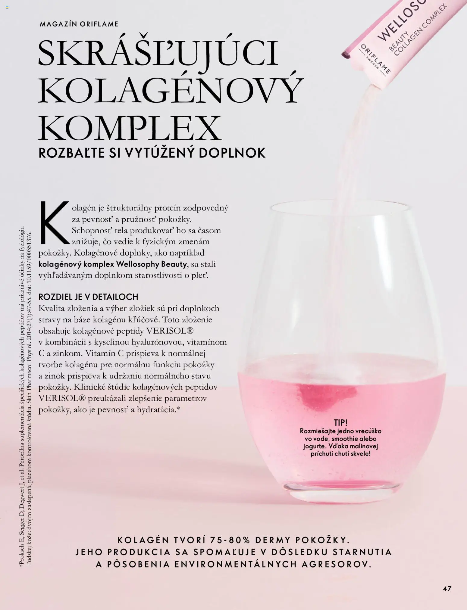 Nové Oriflame akcie – leták je platný od 30.09.2026 | Strana: 47 | Produkty: Protein, Kolagén, Smoothie