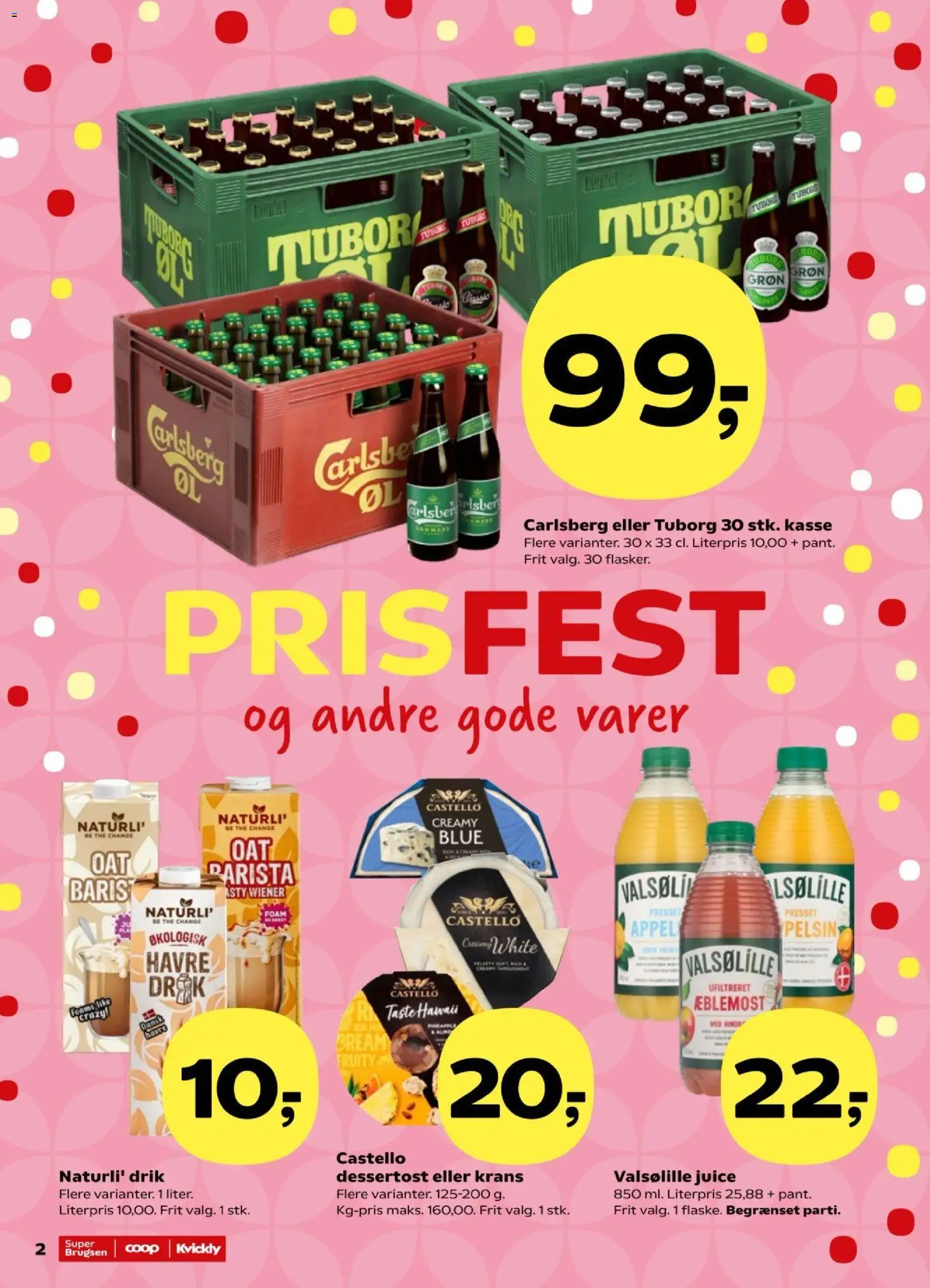 Kvickly tilbudsavis – gyldig fra 14/08/2026 | Side: 2 | Produkter: Juice