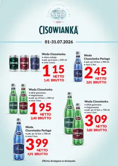 Pogląd oferty "Makro gazetka - Cisowianka w dostawie" - ważna od 01.07.2026