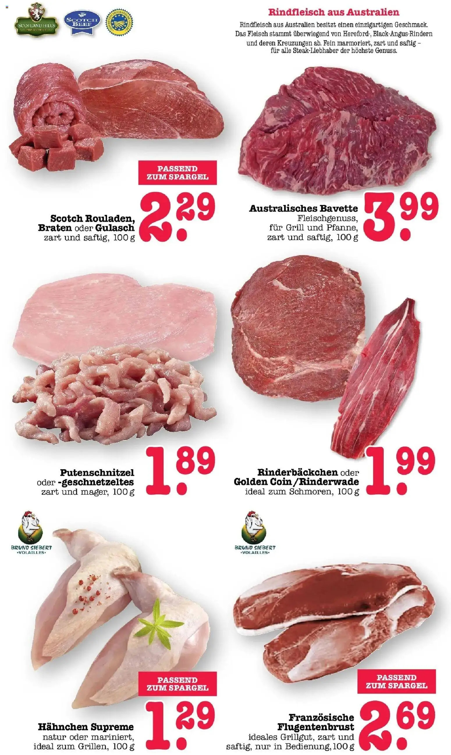 Edeka prospekt Bühlertal	 – gültig ab 04.05.2026 | Seite: 15 | Produkte: Gulasch, Putenschnitzel, Rindfleisch, Fleisch