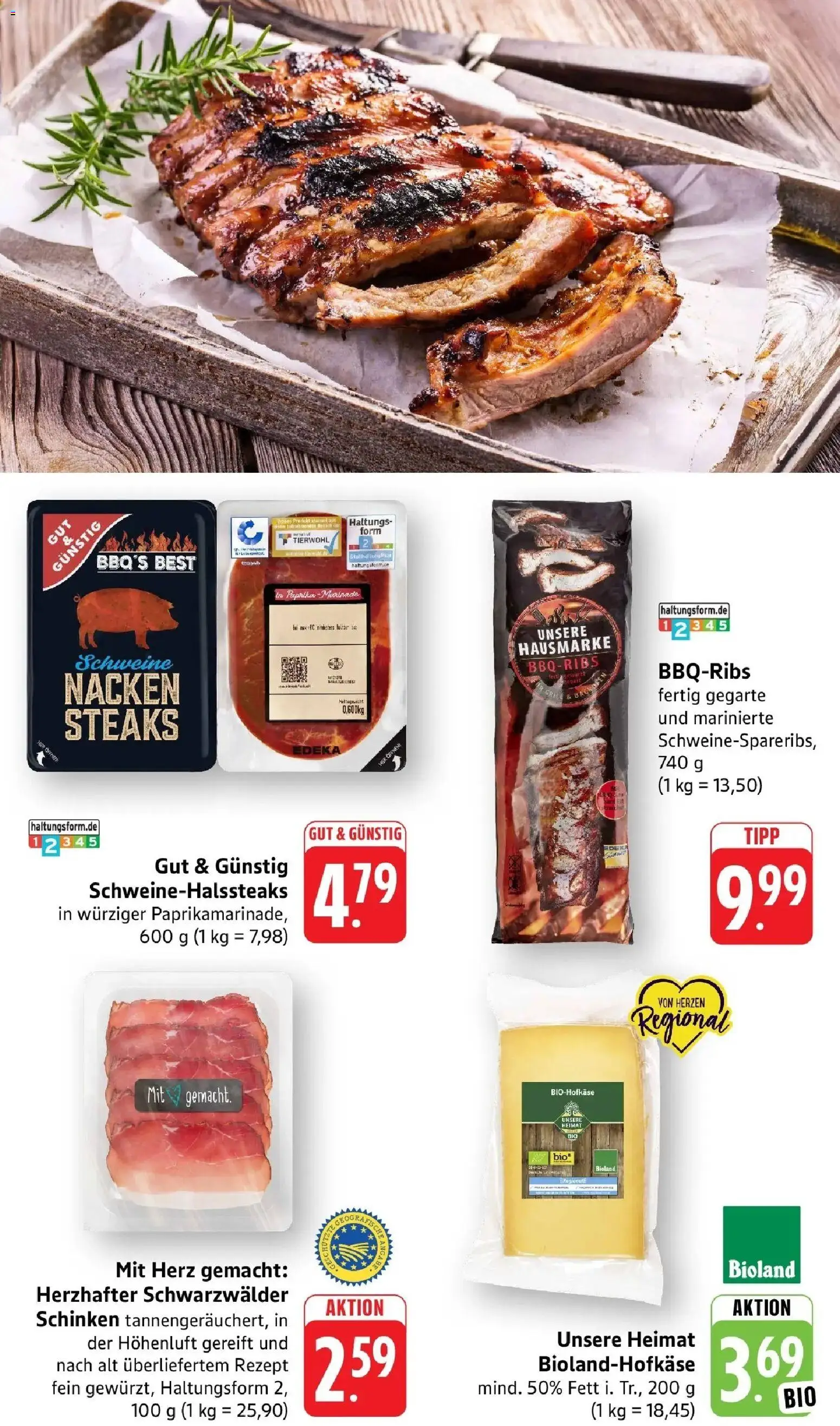 nah & gut Prospekt Sinsheim – gültig ab 13.07.2026 | Seite: 3 | Produkte: Paprika, Schinken