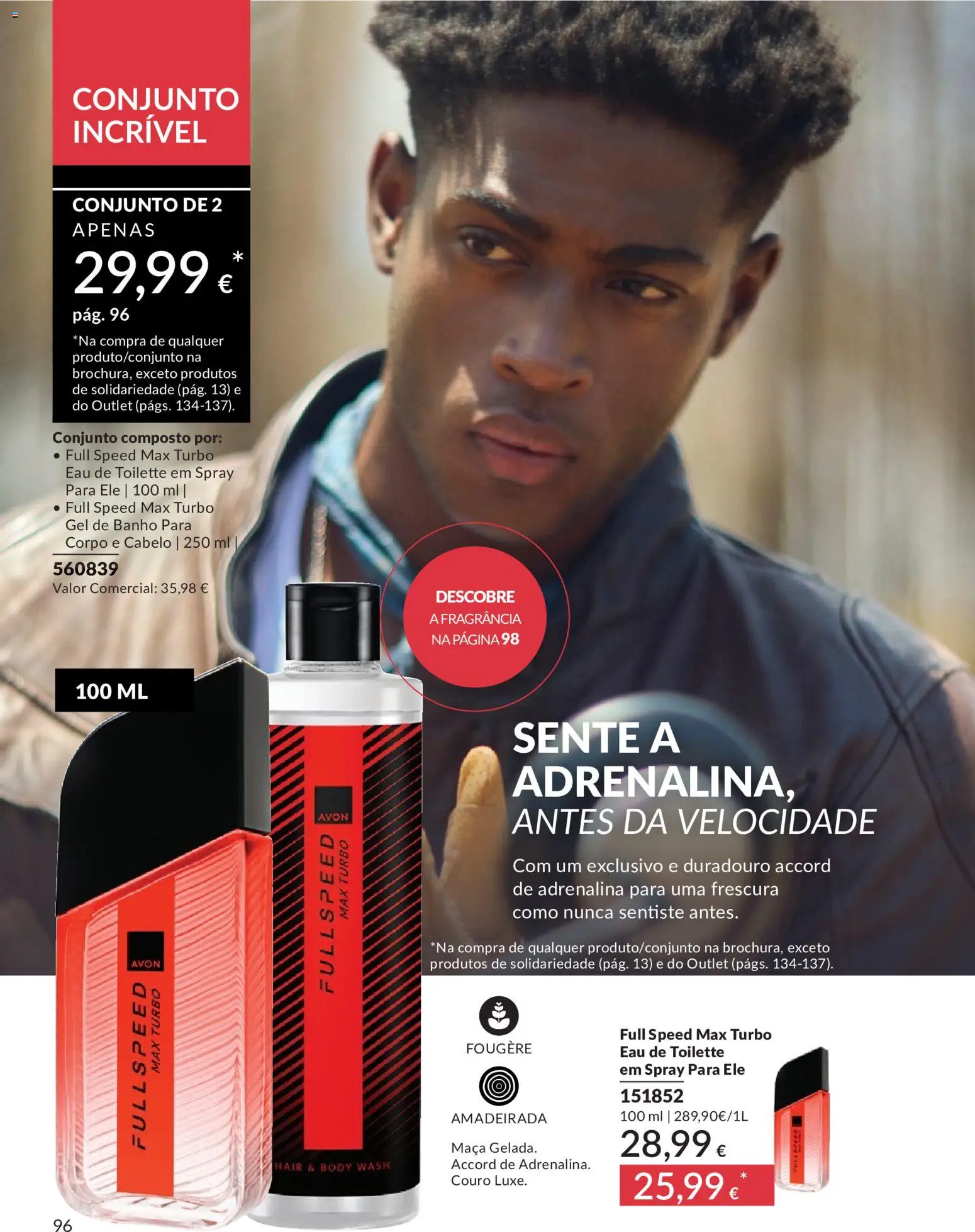 Catálogo Avon Campanha 5 │ válido de 01.05.2026 | Página: 96 | Produtos: Fragrância, Eau de toilette, Gel de banho, Banho