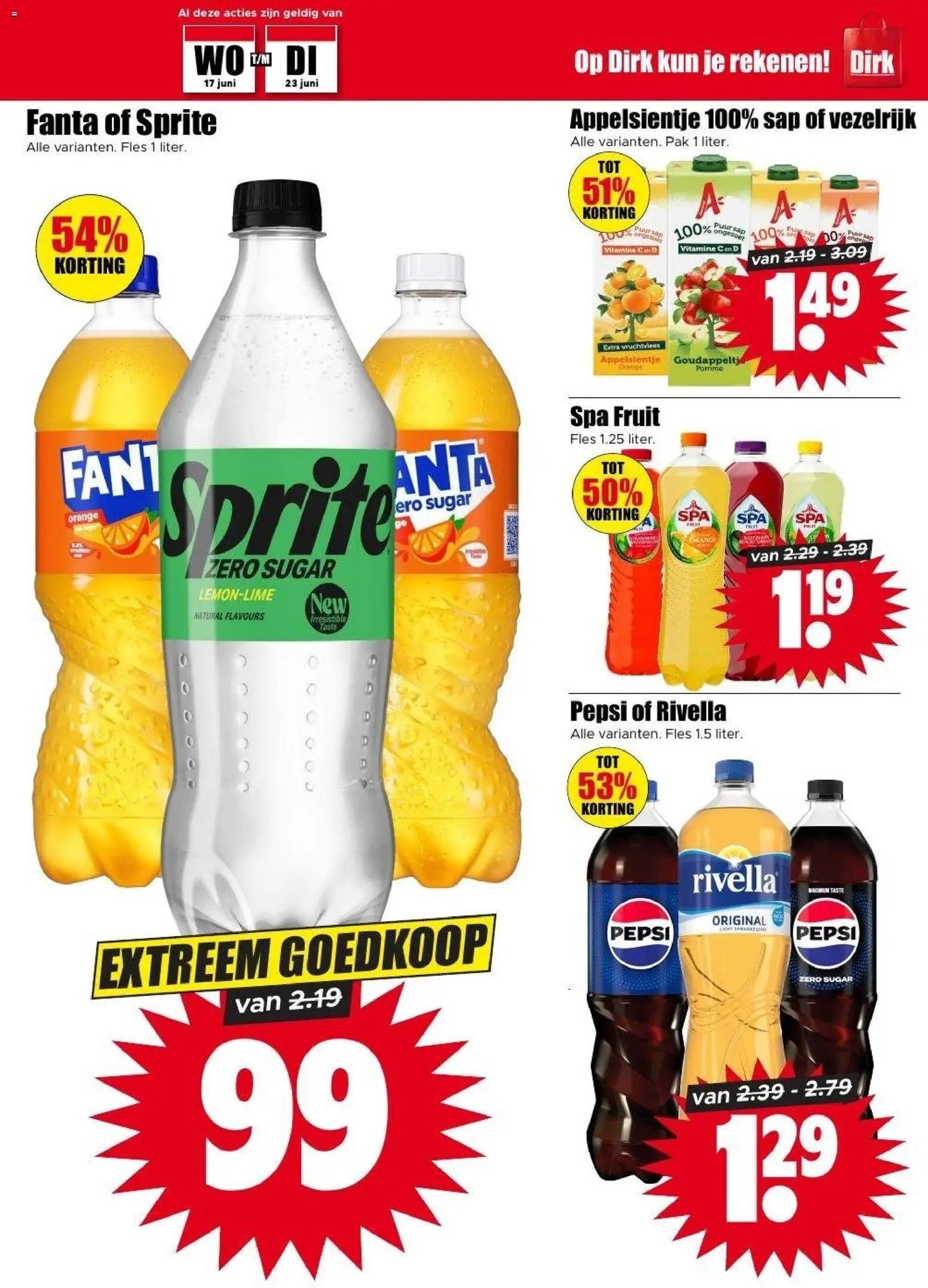 {H1} | Pagina: 15 | Producten: Sap, Fles, Pepsi, Fruit