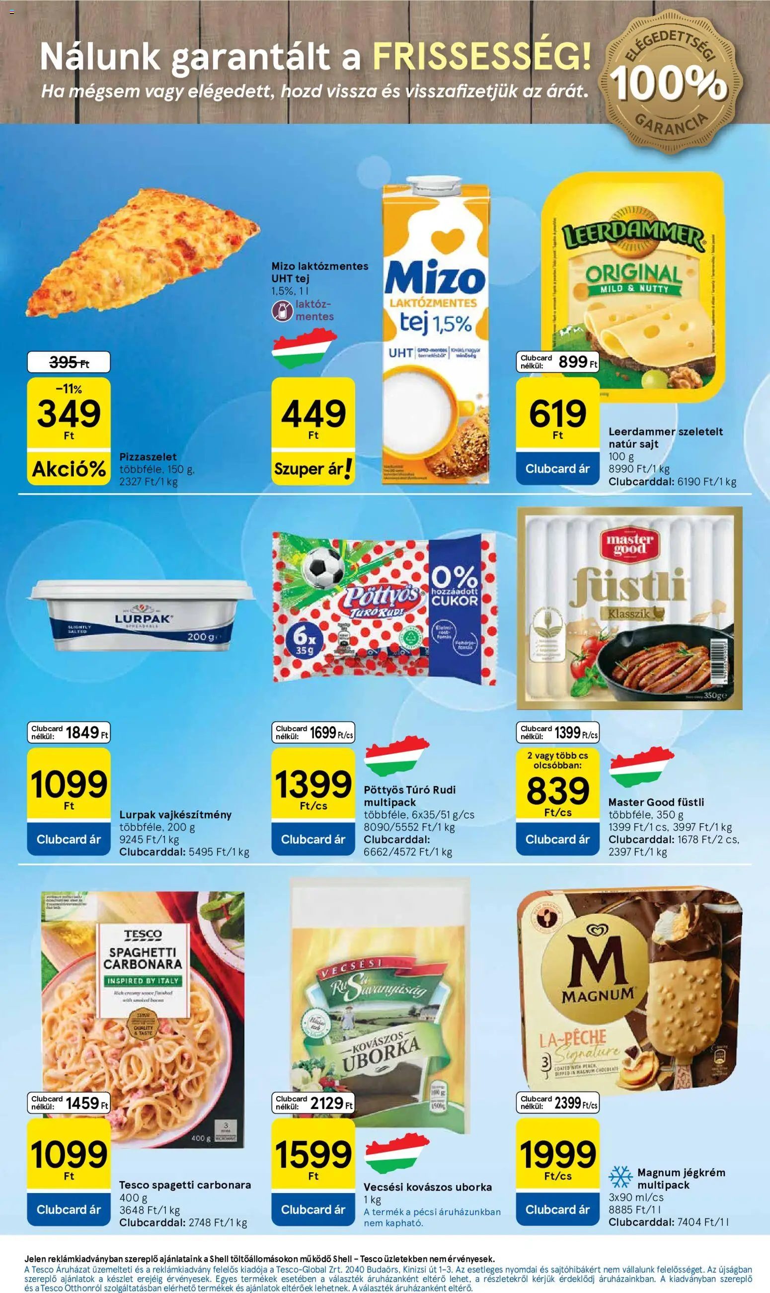 Tesco akciós ujság - amely érvényes a következő dátumtól: 2026.07.16. | Oldal: 3 | Termékek: Spagetti, Túró rudi, Sajt, Túró