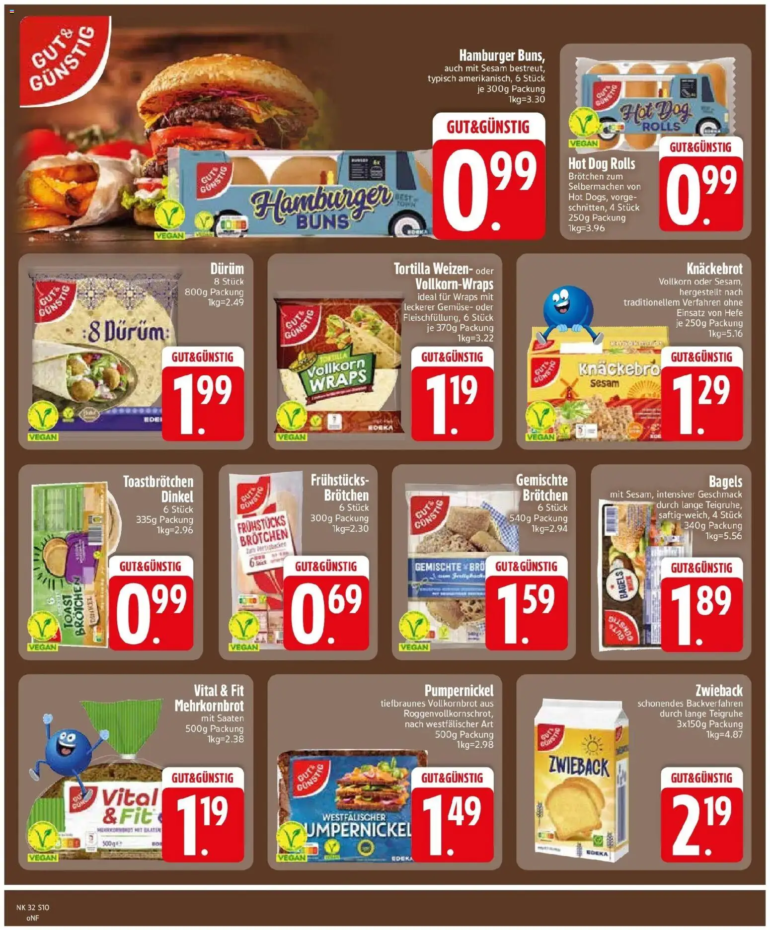 Edeka Prospekt Vilsbiburg (ab 03.08.2026) » Angebote Online | Seite: 12 | Produkte: Vollkornbrot, Gemüse