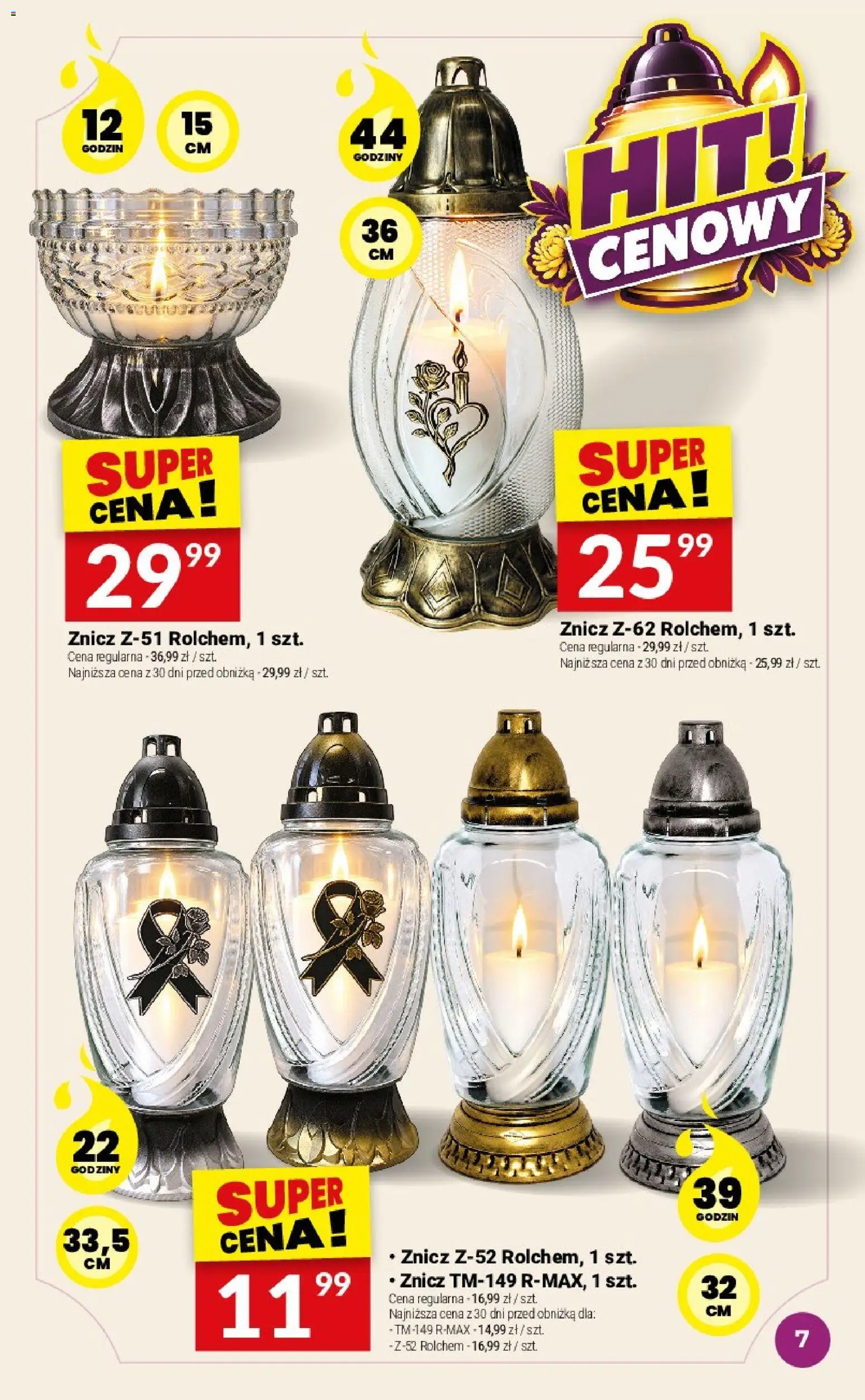 Twój Market gazetka - Katalog zniczy od 30.09.2026 | Strona: 7