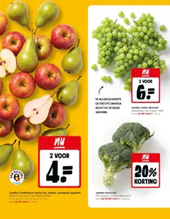 JUMBO folder / publicité - Voorbeeld van een folder van JUMBO, geldig van 16/09/2026 | Pagina: 4 | Producten: Appelen, Zak, Druiven, Schaal