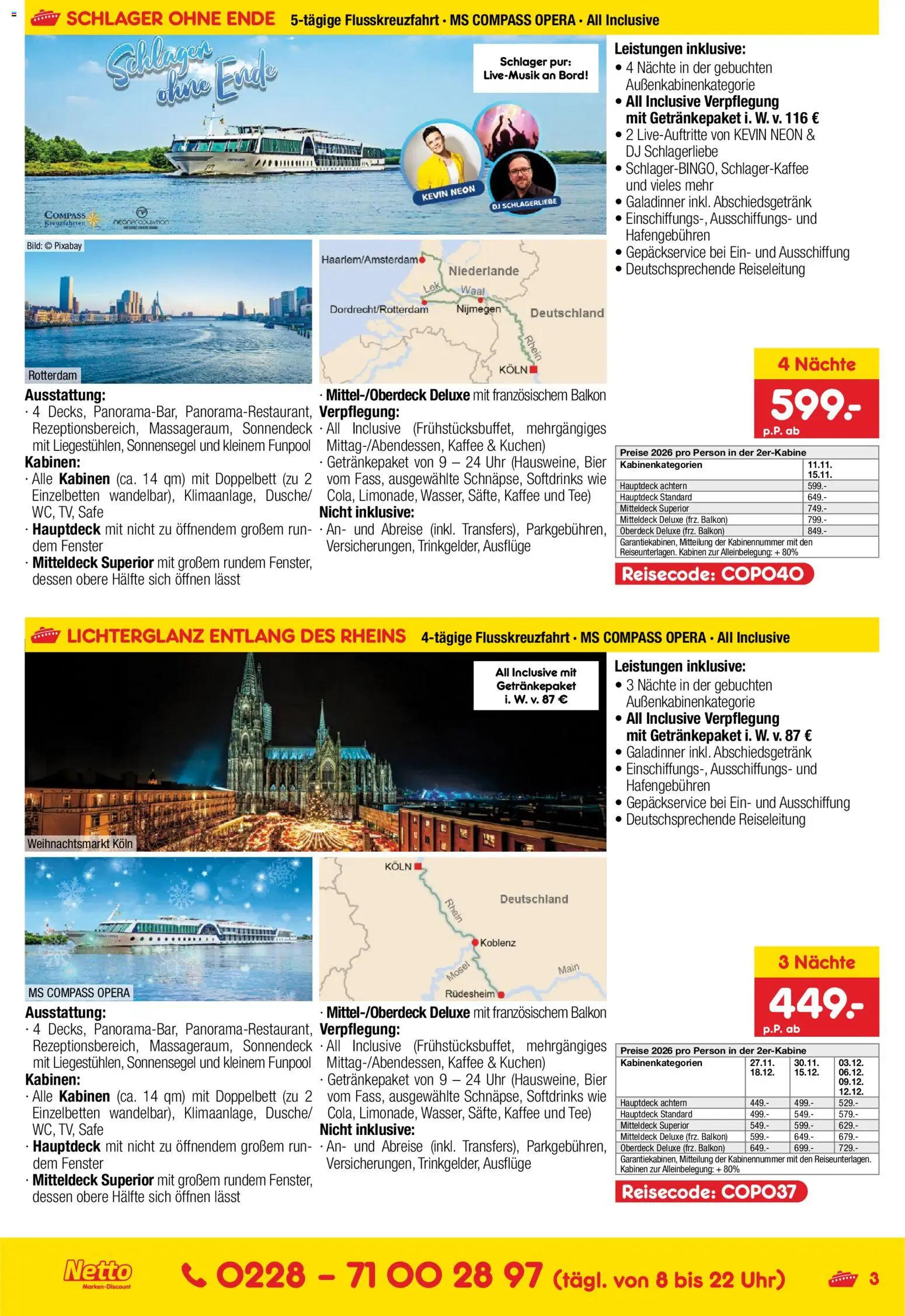 Netto Reisen Kreuzfahrten – gültig ab 11.06.2026 | Seite: 3