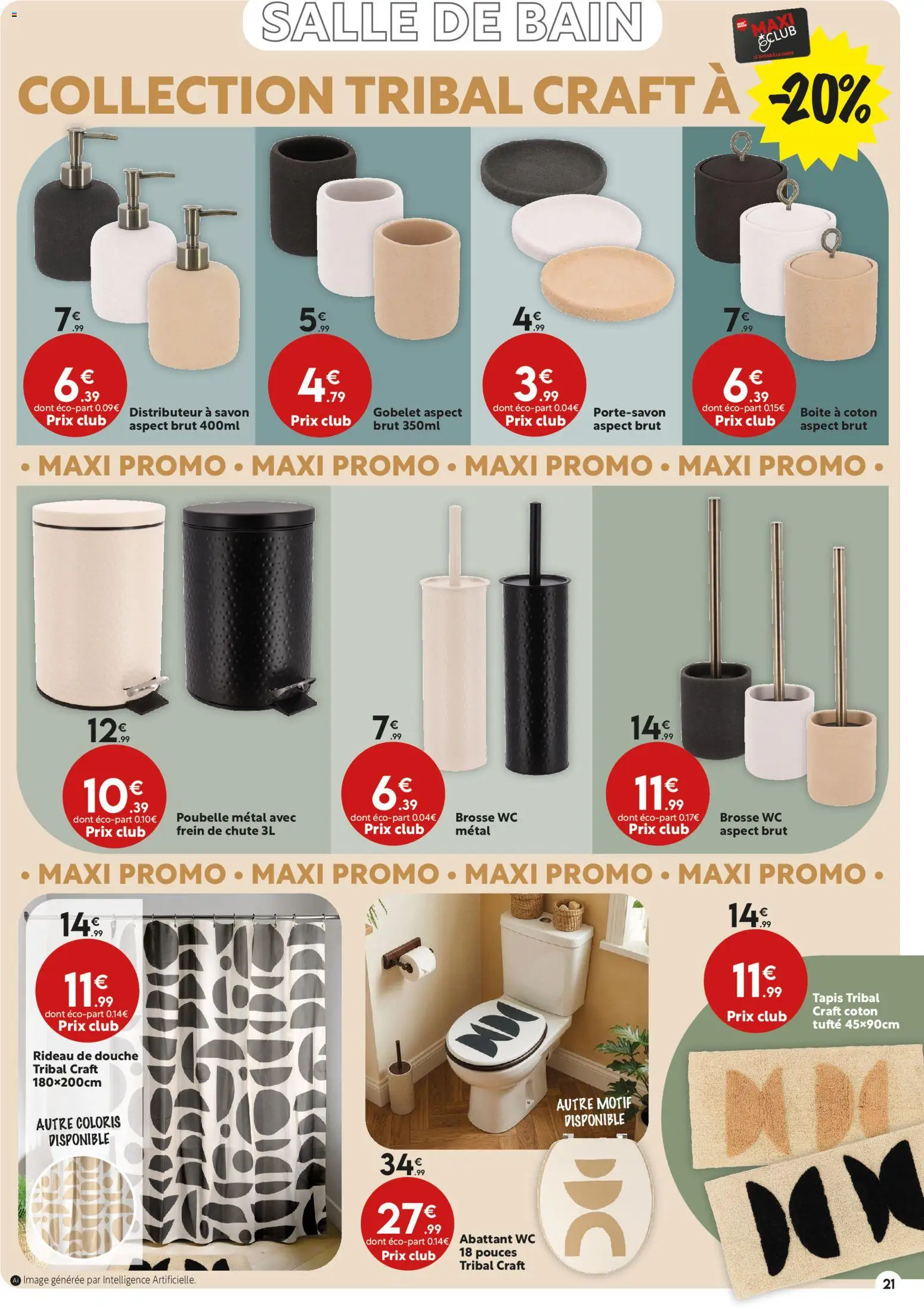 {H1} | Page: 21 | Produits: Brosse, Savon, Tapis, Distributeur
