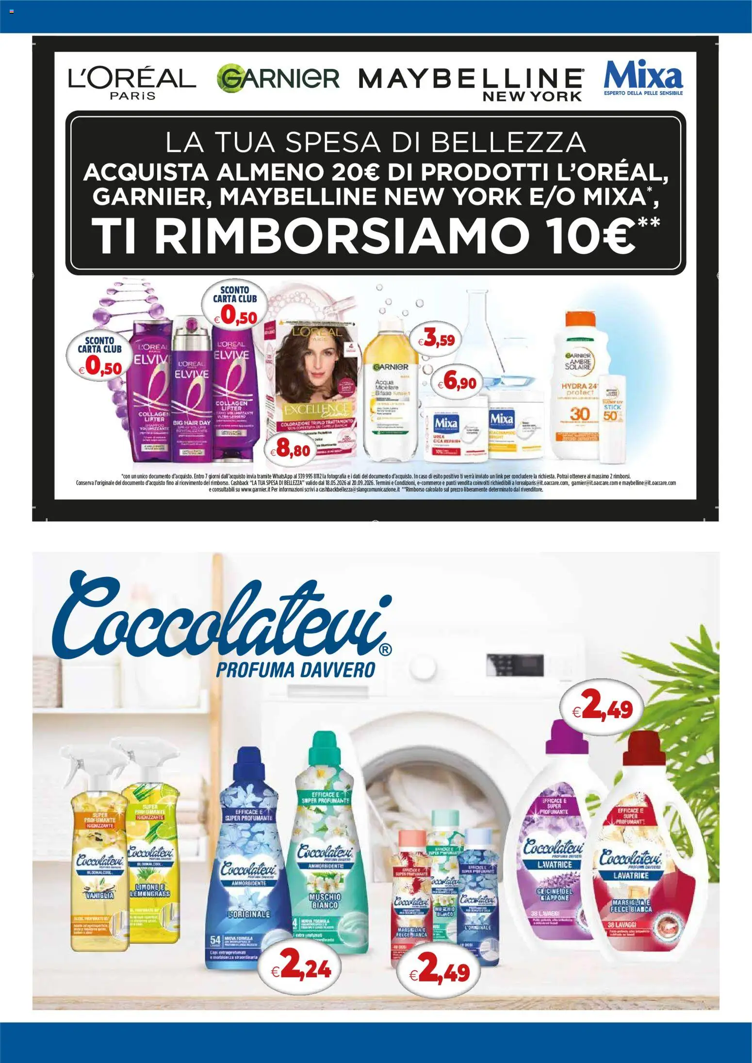 Volantino Galassia del 09/07/2026 | Pagina: 10 | Prodotti: Acqua micellare, Acqua, Limone, Lavatrice