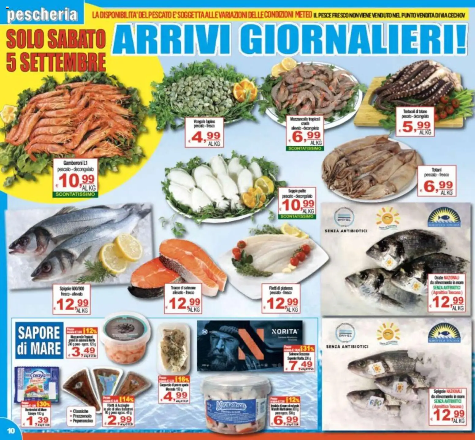 Volantino CTS del 02/09/2026 | Pagina: 10 | Prodotti: Pesce, Il pesce, Peperoncino, Prezzemolo