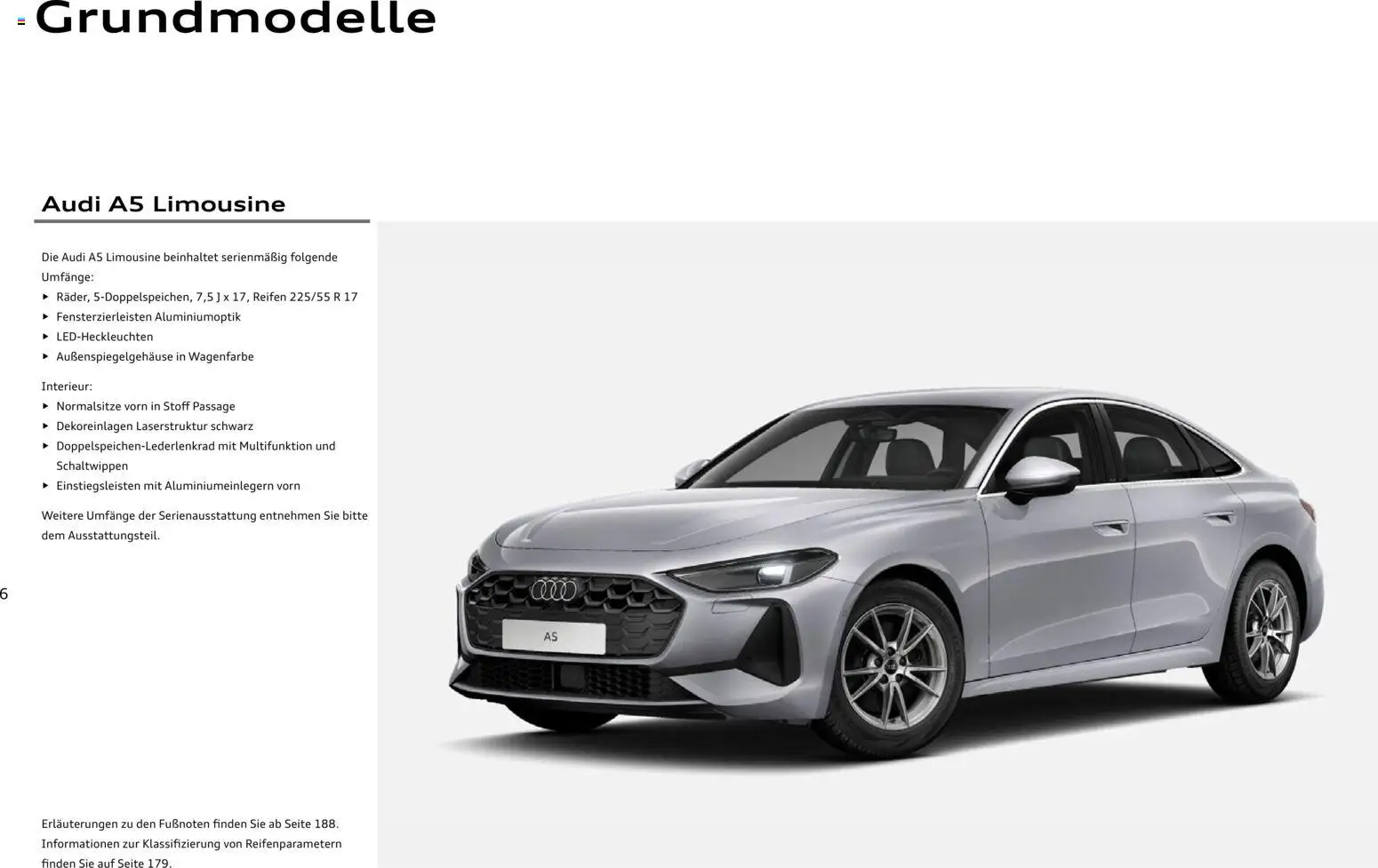Audi A5 – gültig ab 28.10.2025 | Seite: 6