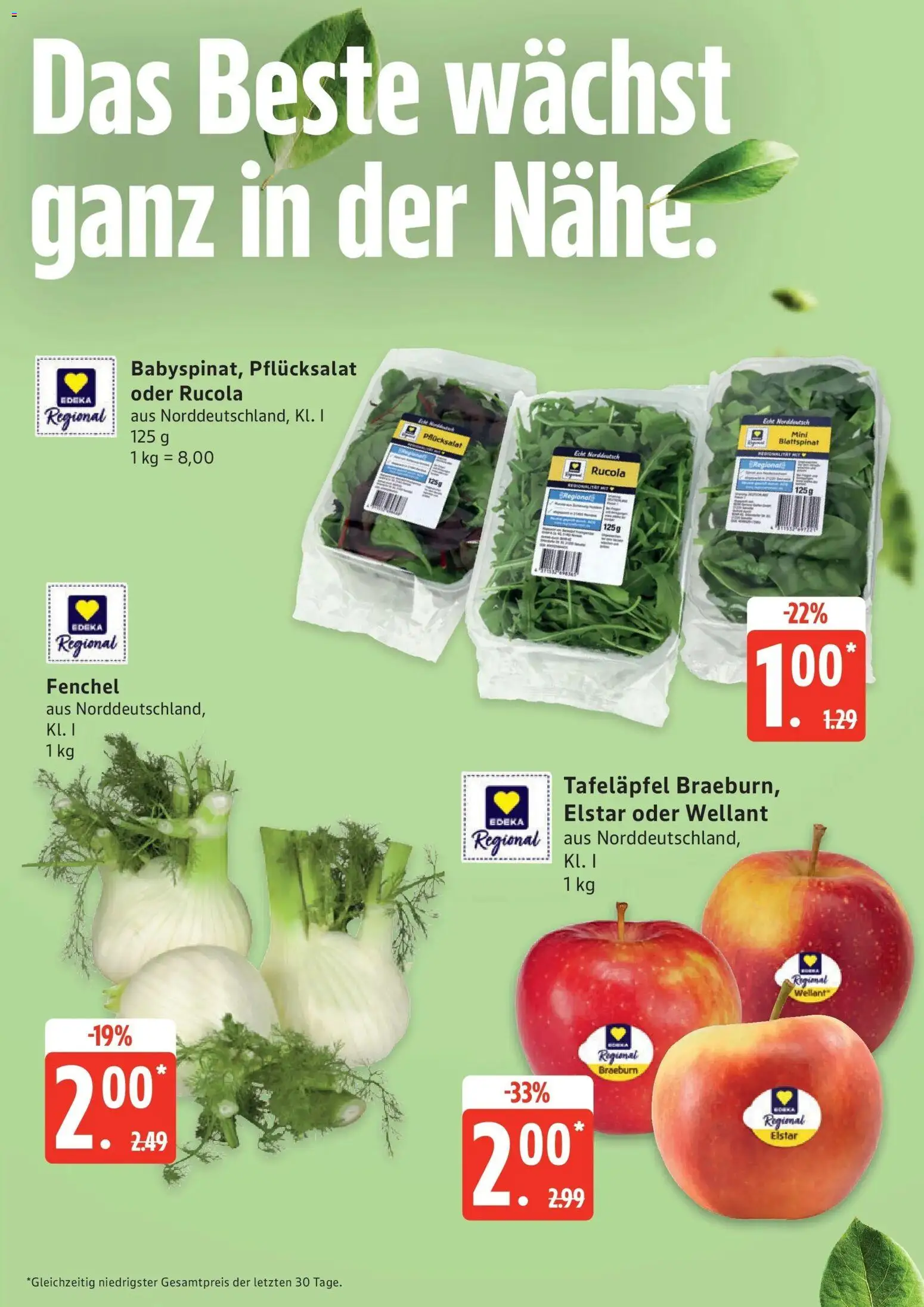 Edeka Prospekt Schwarzenbek – gültig ab 27.07.2026 | Seite: 8 | Produkte: Rucola