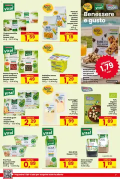 Anteprima del volantino Despar volantino valido a partire dal 17/09/2026 | Pagina: 7 | Prodotti: Senza glutine, Kiwi, Agrumi, Piselli