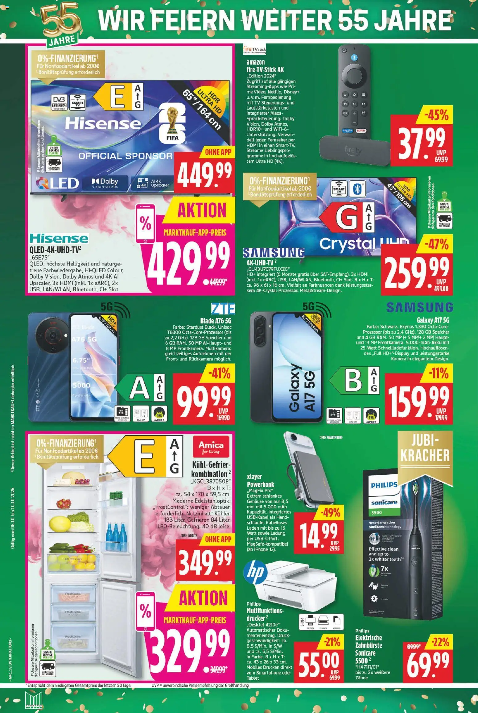 Marktkauf Prospekt – gültig ab 05.10.2026 | Seite: 18 | Produkte: Zahnbürste, Smartphone, Powerbank, Tablet