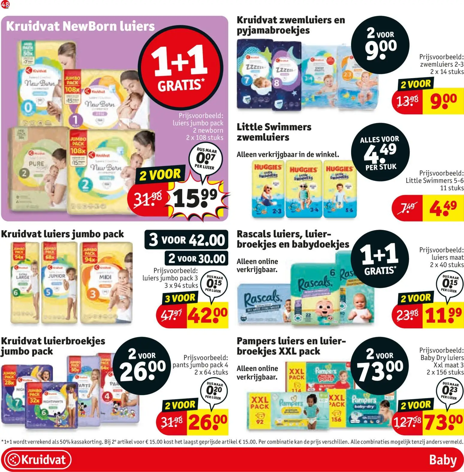 {H1} | Pagina: 48 | Producten: Kan, Pampers, Babydoekjes