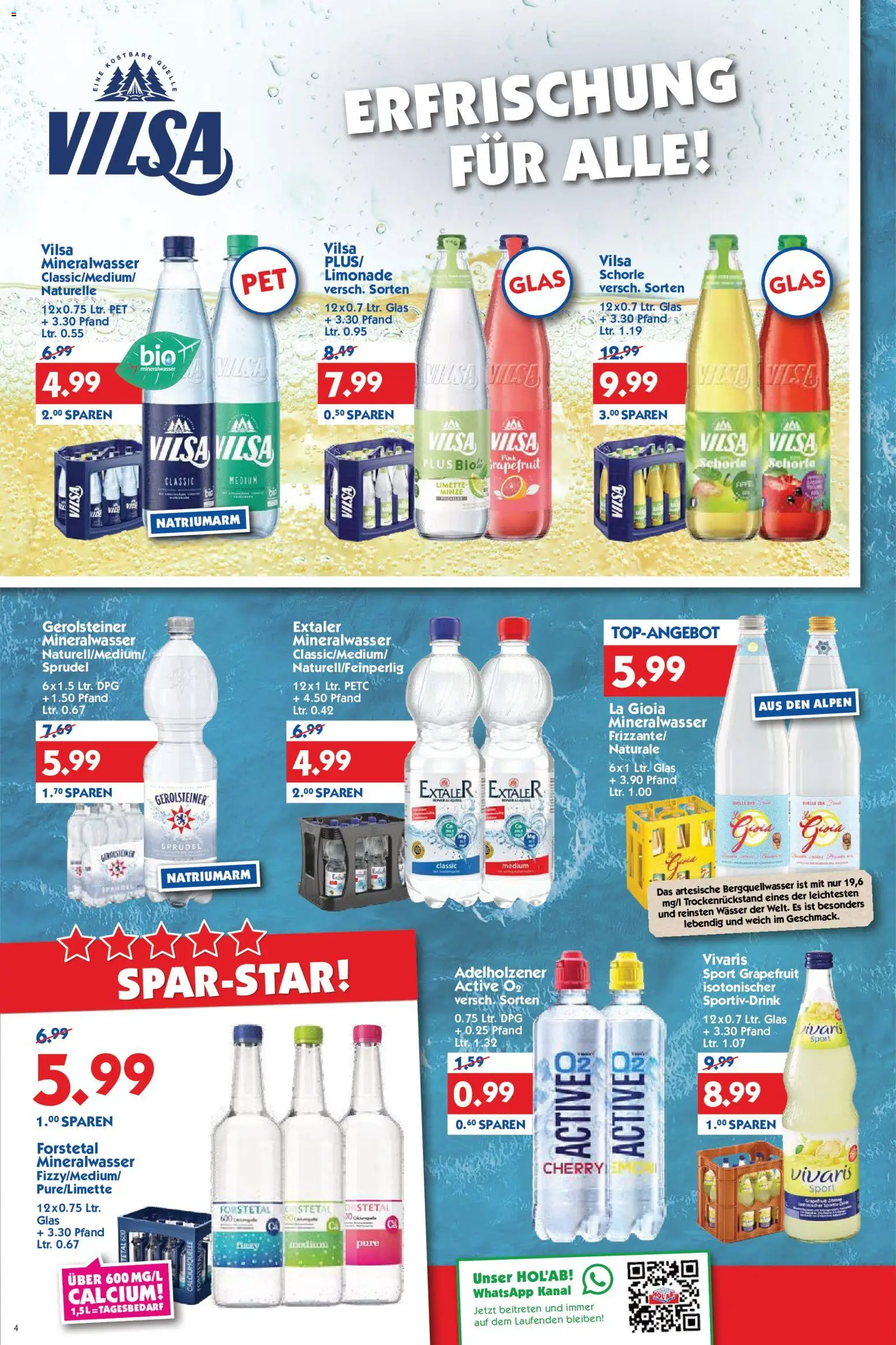 HOL’AB! Prospekt 	 – gültig ab 11.05.2026 | Seite: 4 | Produkte: Limonade, Mineralwasser, Grapefruit, Wasser