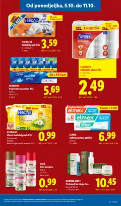 Lidl Katalog - Pregled kataloga iz trgovine Lidl, vrijedi od 05.10.2026 | Stranica: 27 | Proizvodi: Papirnate maramice, Maramice, Toaletni papir, Pasta