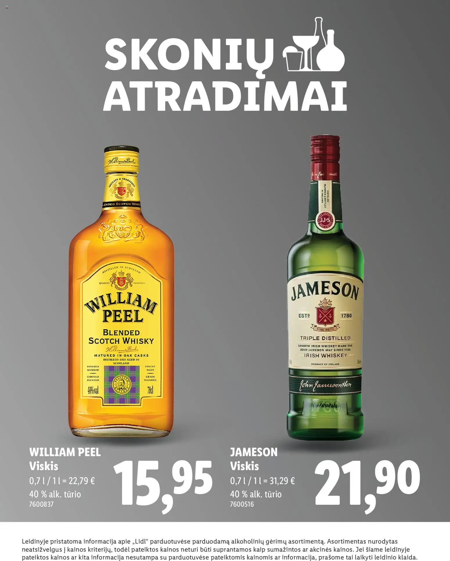 LIDL akcijos nuo 2025.12.05 | Puslapis: 4 | Prekių: Viskis