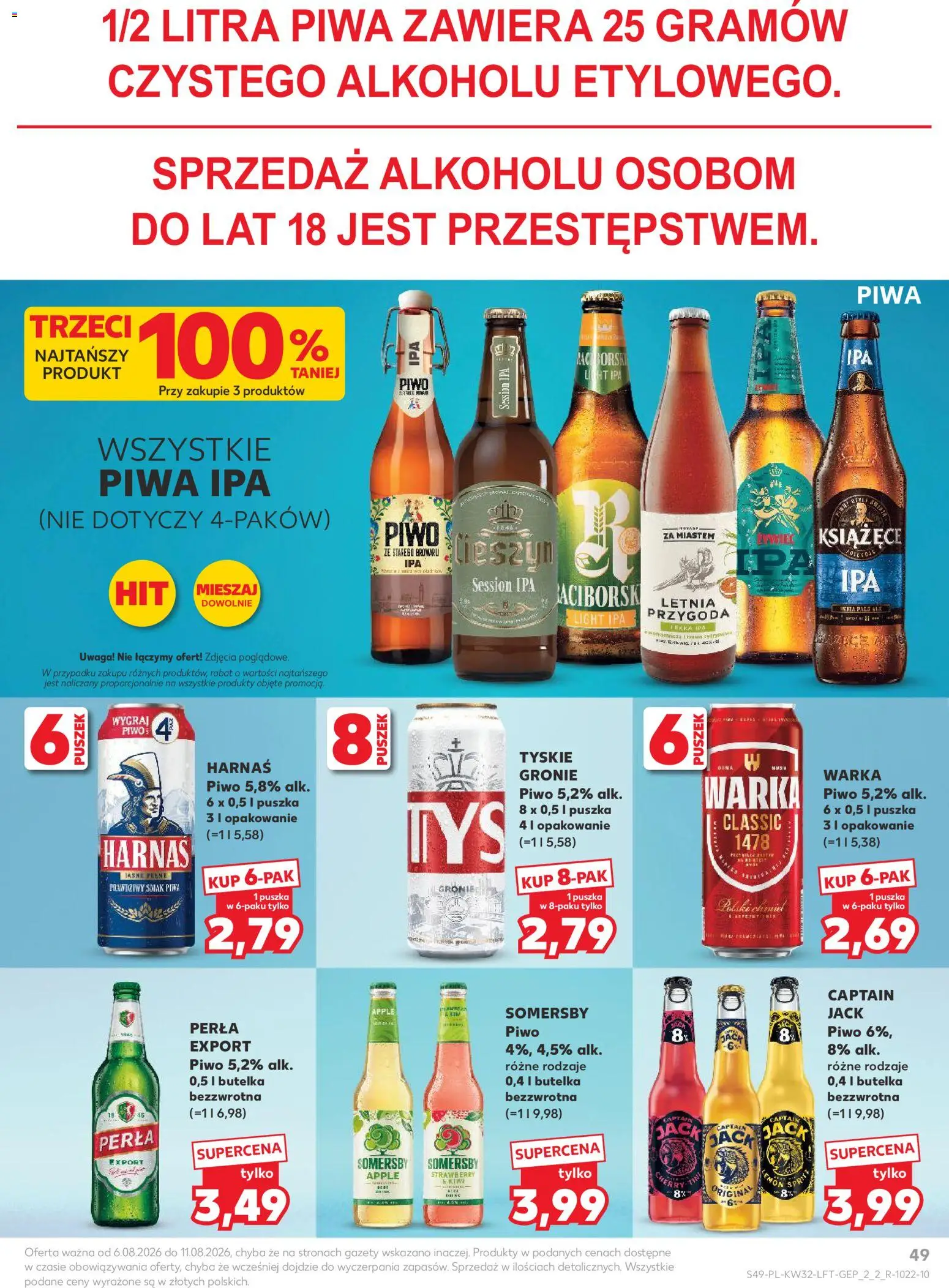 Kaufland Polsko leták od 06.08.2026 | Strana: 49 | Produkty: Apple, Perla