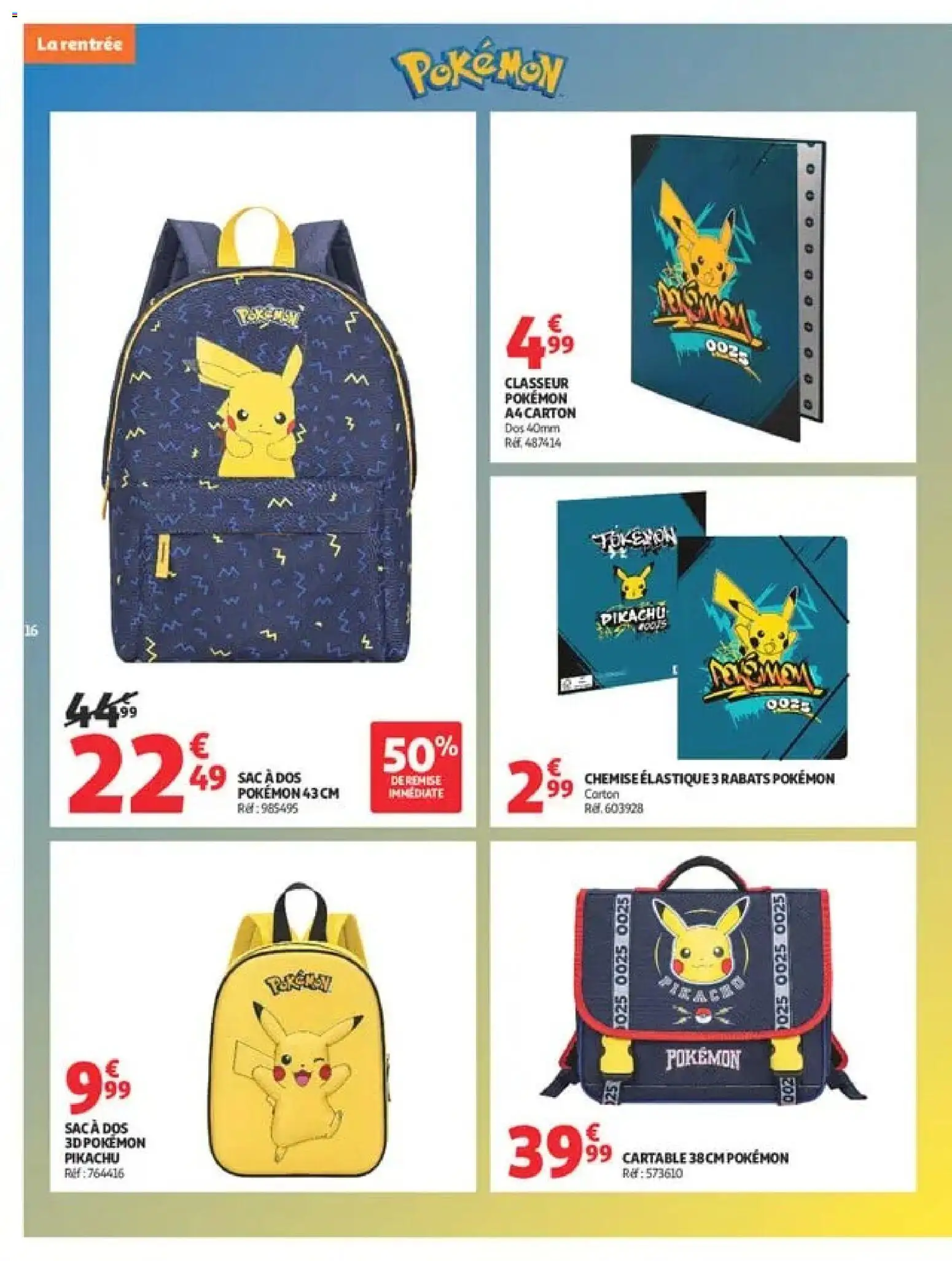 {H1} | Page: 16 | Produits: Sac, Cartable, Chemise, Sac à dos
