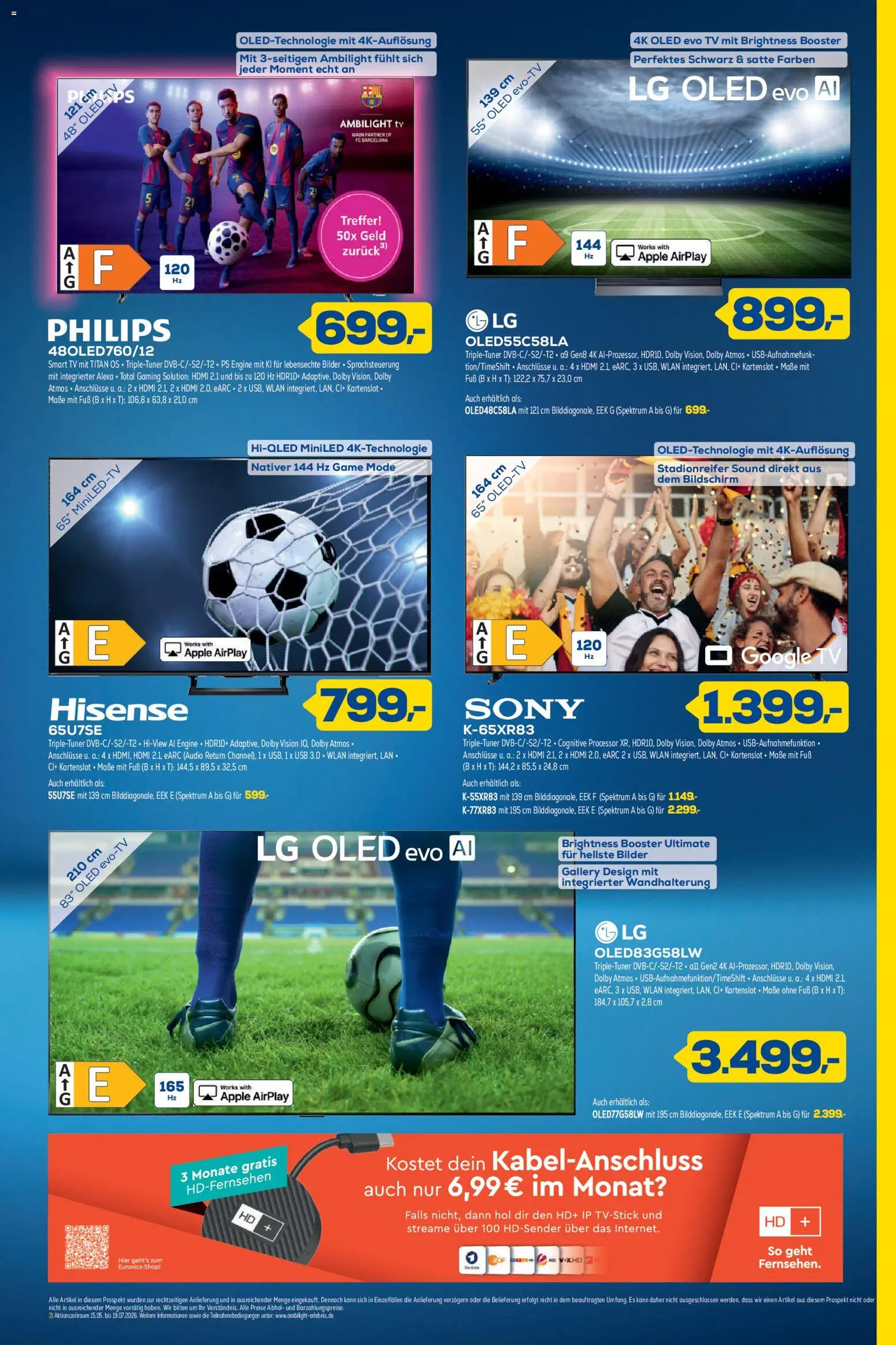 Euronics  Aktueller Prospekt – gültig ab 24.06.2026 | Seite: 11 | Produkte: LG, Sony, Philips, Apple
