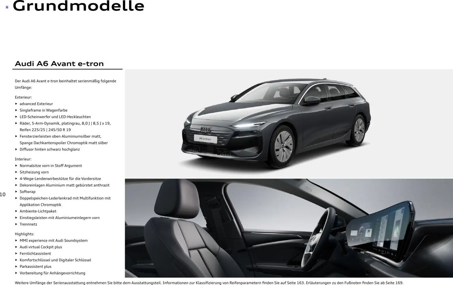 Audi A6 e-tron – gültig ab 23.06.2026 | Seite: 10 | Produkte: Soundsystem