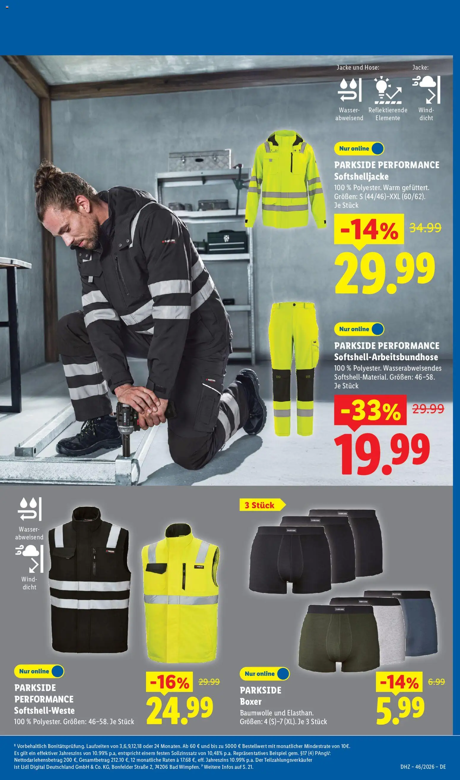 Lidl Německo leták od 09.11.2026 | Strana: 3 | Produkty: Parkside
