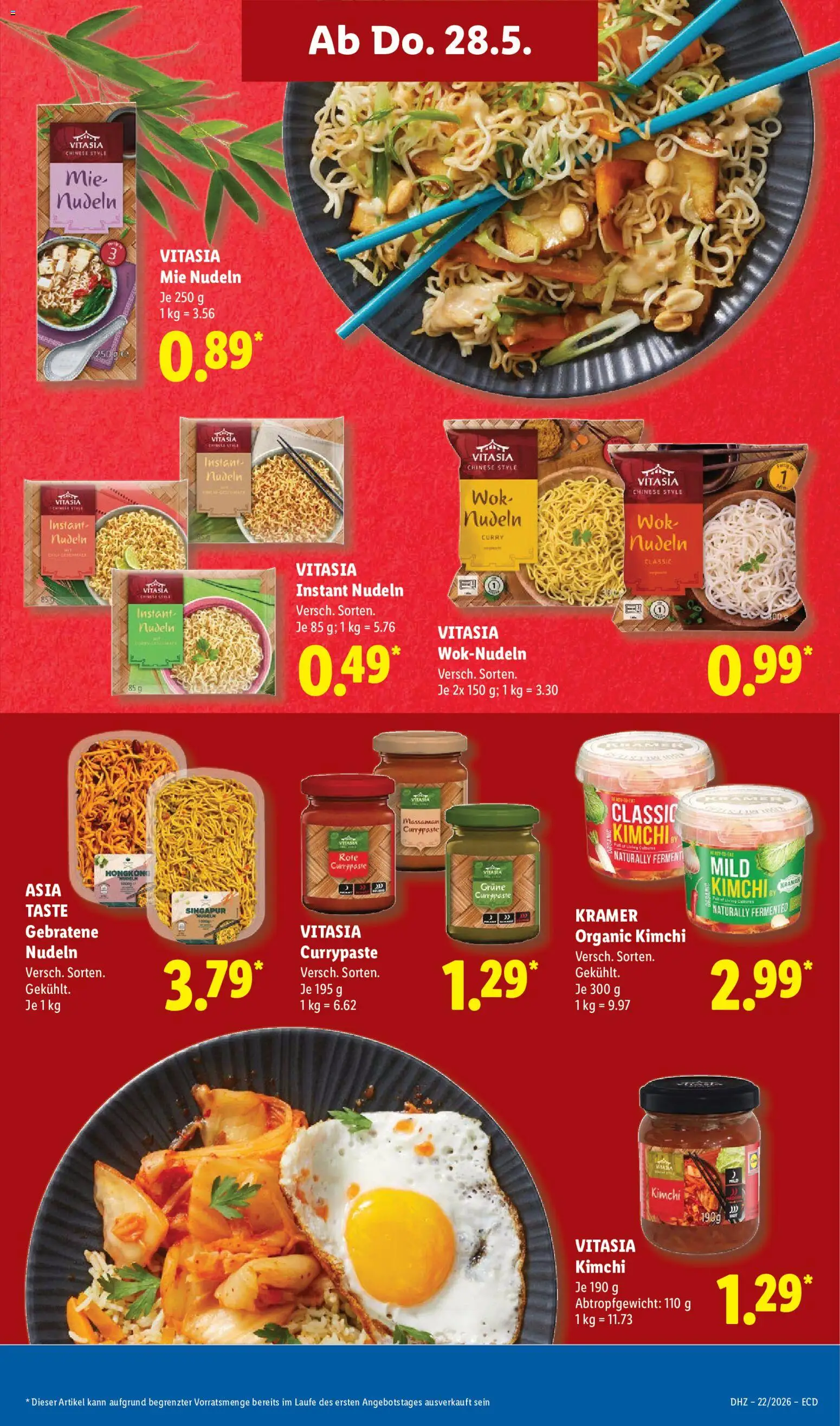 Lidl Prospekt – gültig ab 26.05.2026 | Seite: 59 | Produkte: Nudeln, Wok