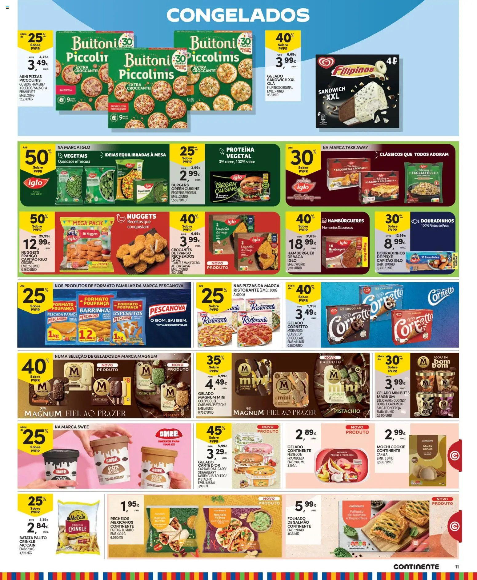 Continente folheto Madeira │ válido de 27/10/2026 | Página: 11 | Produtos: Filipinos, Pescada, Salmão, Alho