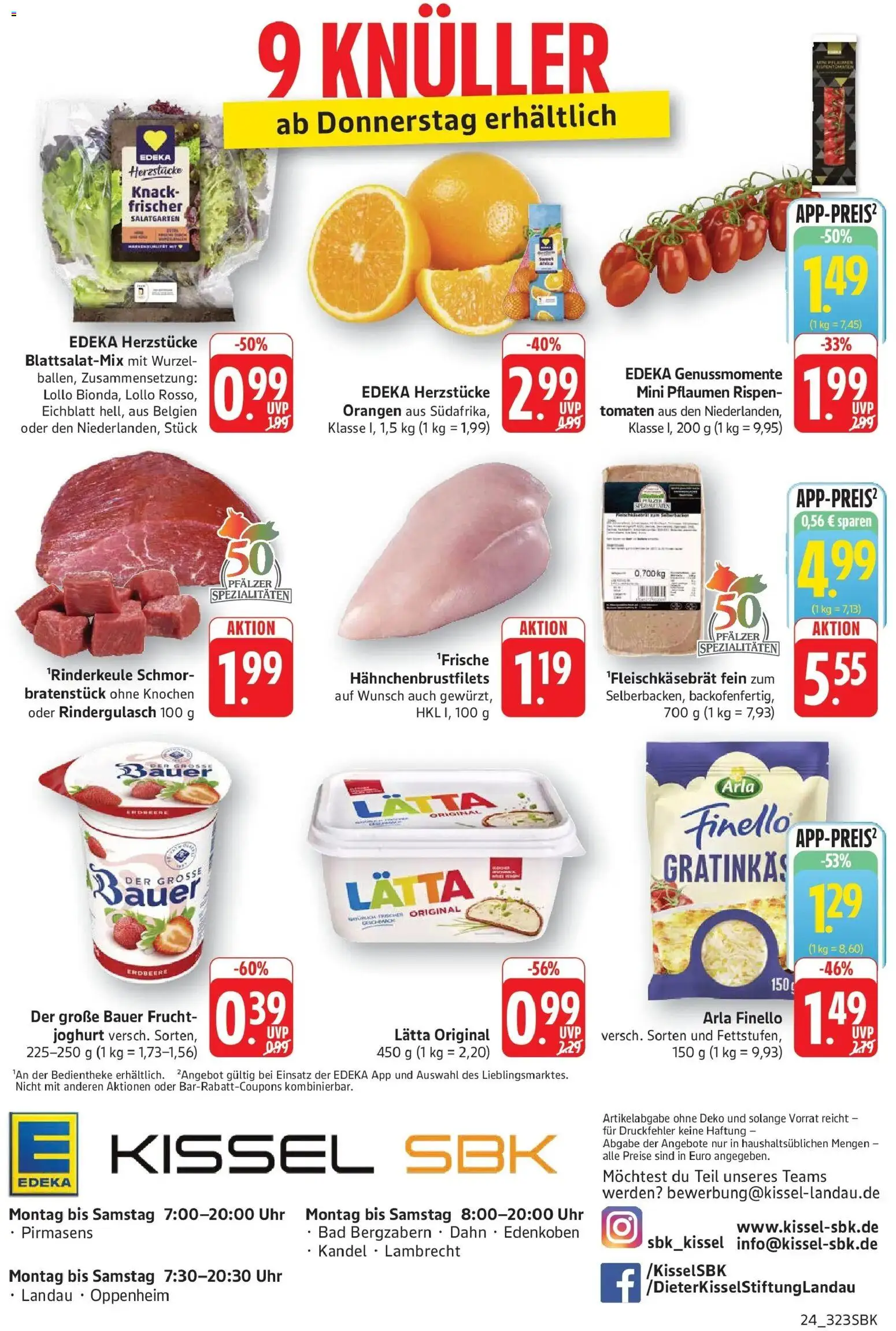 Edeka Prospekt Bad Bergzabern (ab 12.10.2026) » Angebote Online | Seite: 24 | Produkte: Spezialitäten, Bad, Lätta, Uhr