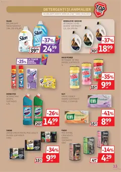 Ofertele Auchan valabile de la 17.06.2026 | Pagină: 13 | Produse: Detergent de vase, Pate, Balsam, Detergent