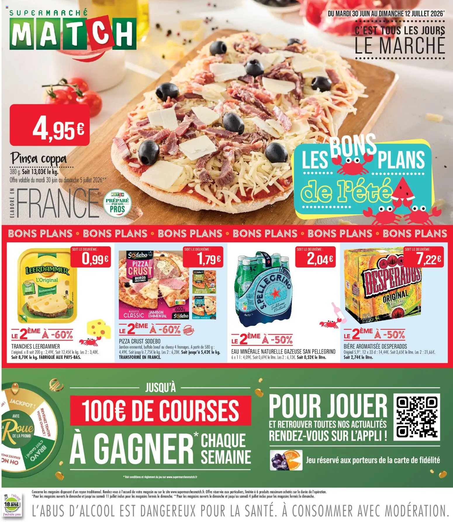 {H1} | Page: 1 | Produits: Pinsa, Eau minérale, Eau minérale naturelle gazeuse san pellegrino, Bière