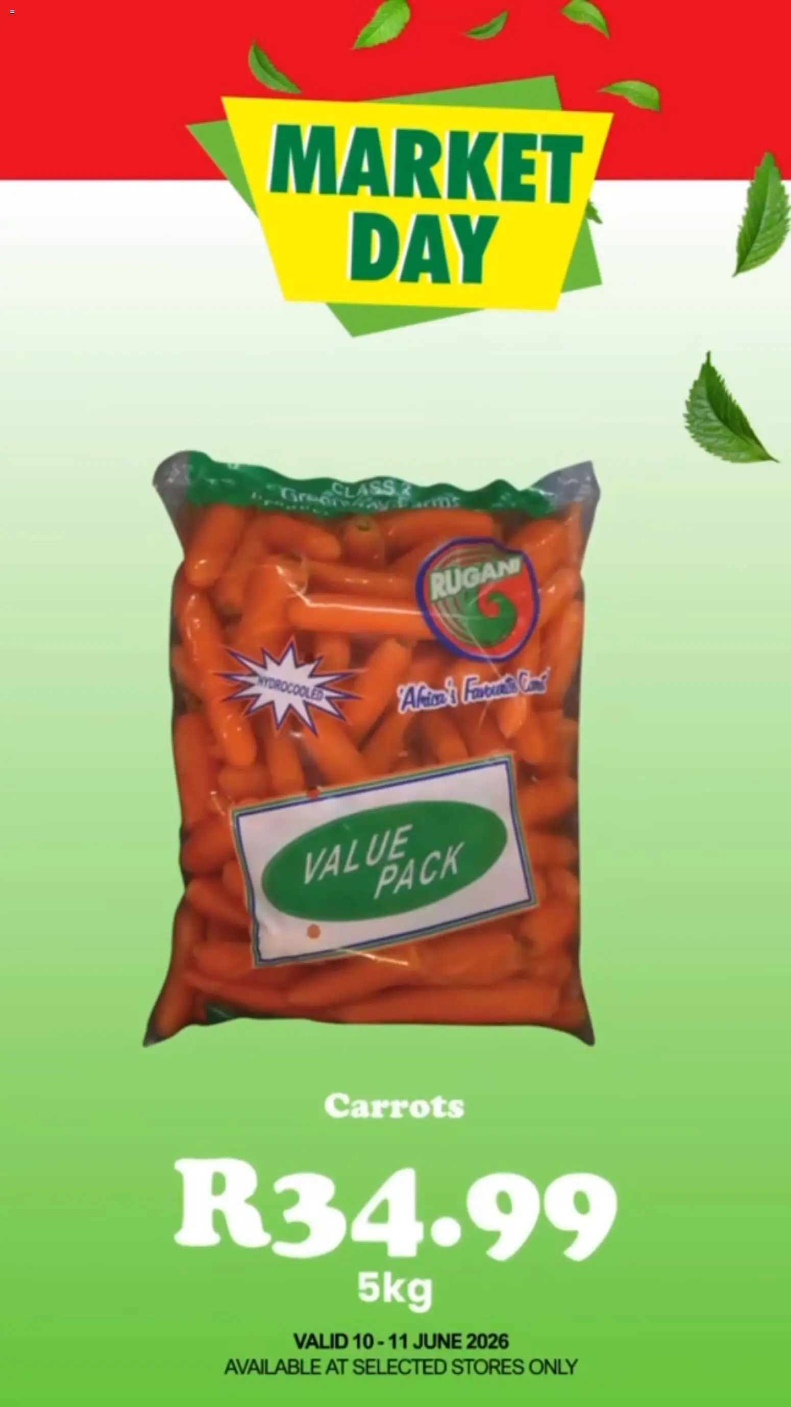 New Check Save catalogue – valid from 10.06.2026 | Page: 8 | Products: Carrots
