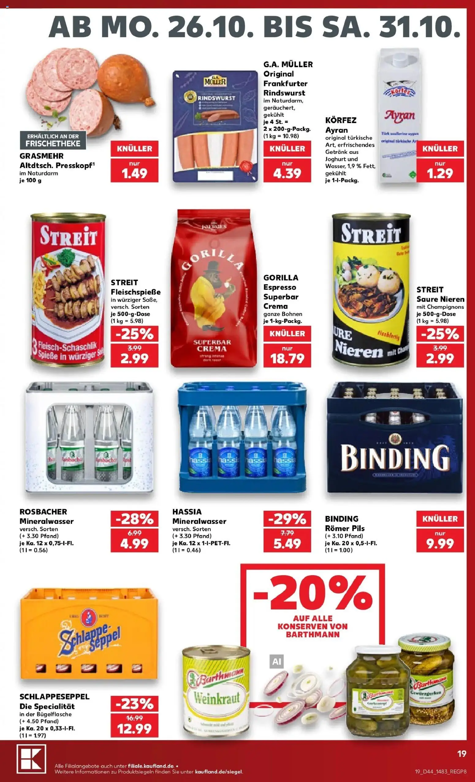 Prospekt Kaufland ab 26.10.2026 » Angebote Online zum Blättern | Seite: 23