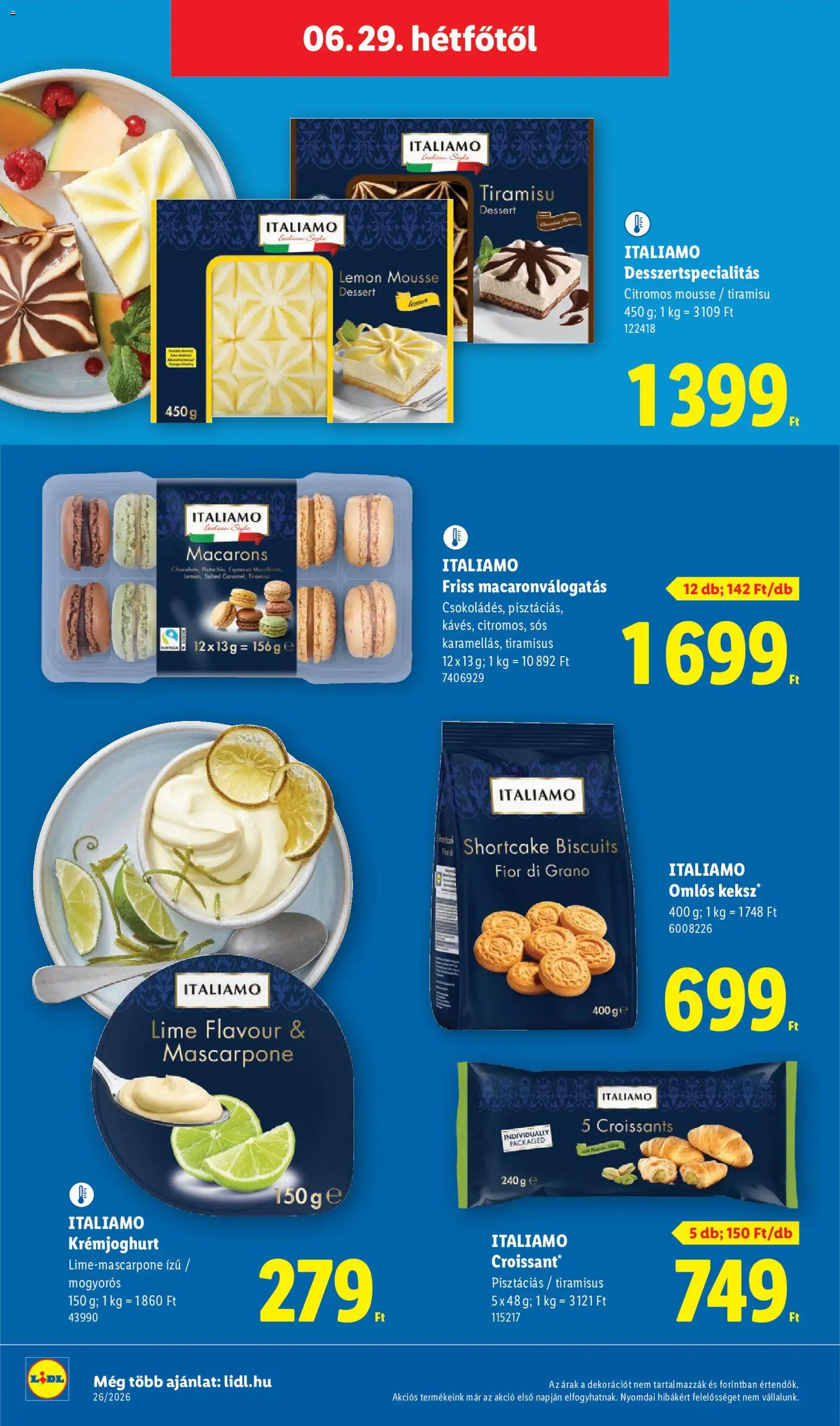 Lidl akciós ujság - amely érvényes a következő dátumtól: 25.06.2026 | Oldal: 68